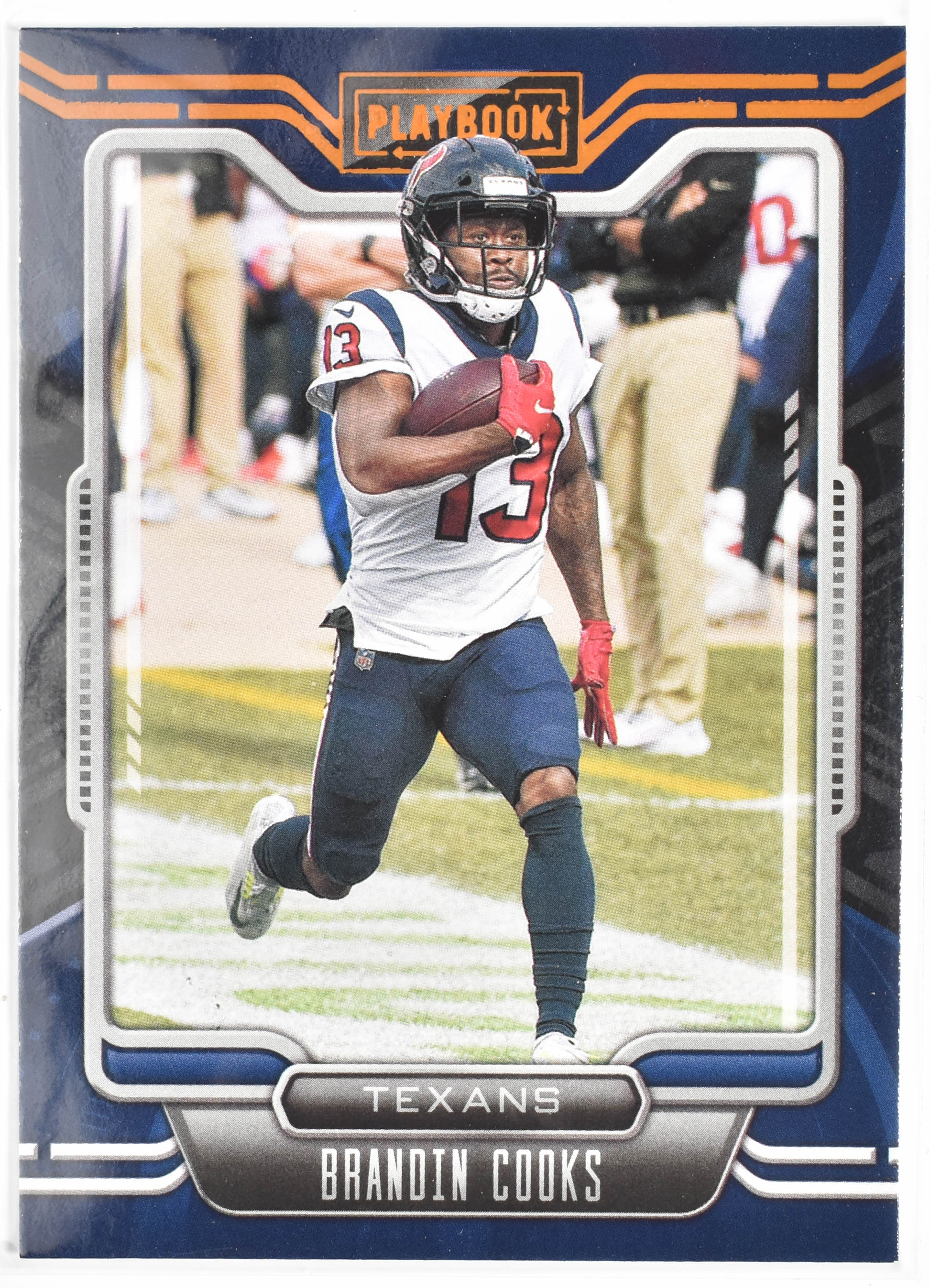 Brandin Cooks 49 Houston Texans 2021 Panini Playbook Football Orange