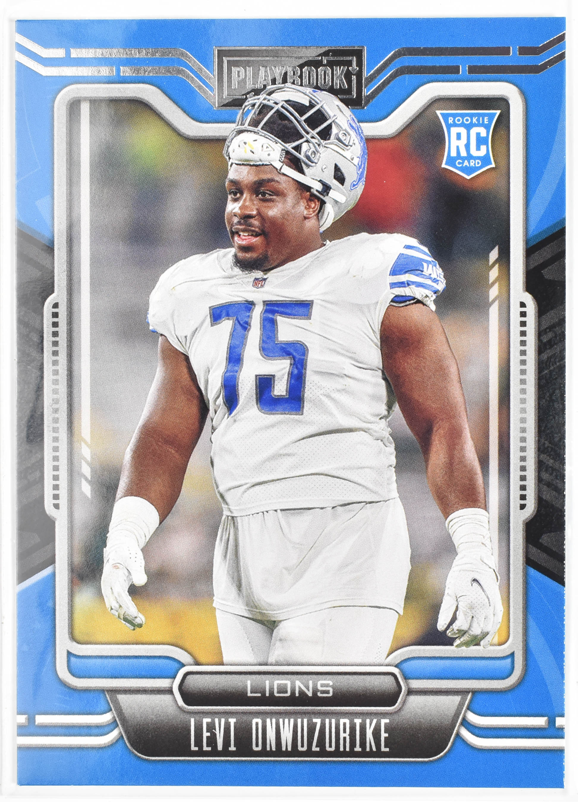 Levi Onwuzurike Rookie 160 2021 Panini Playbook Football Detroit Lions