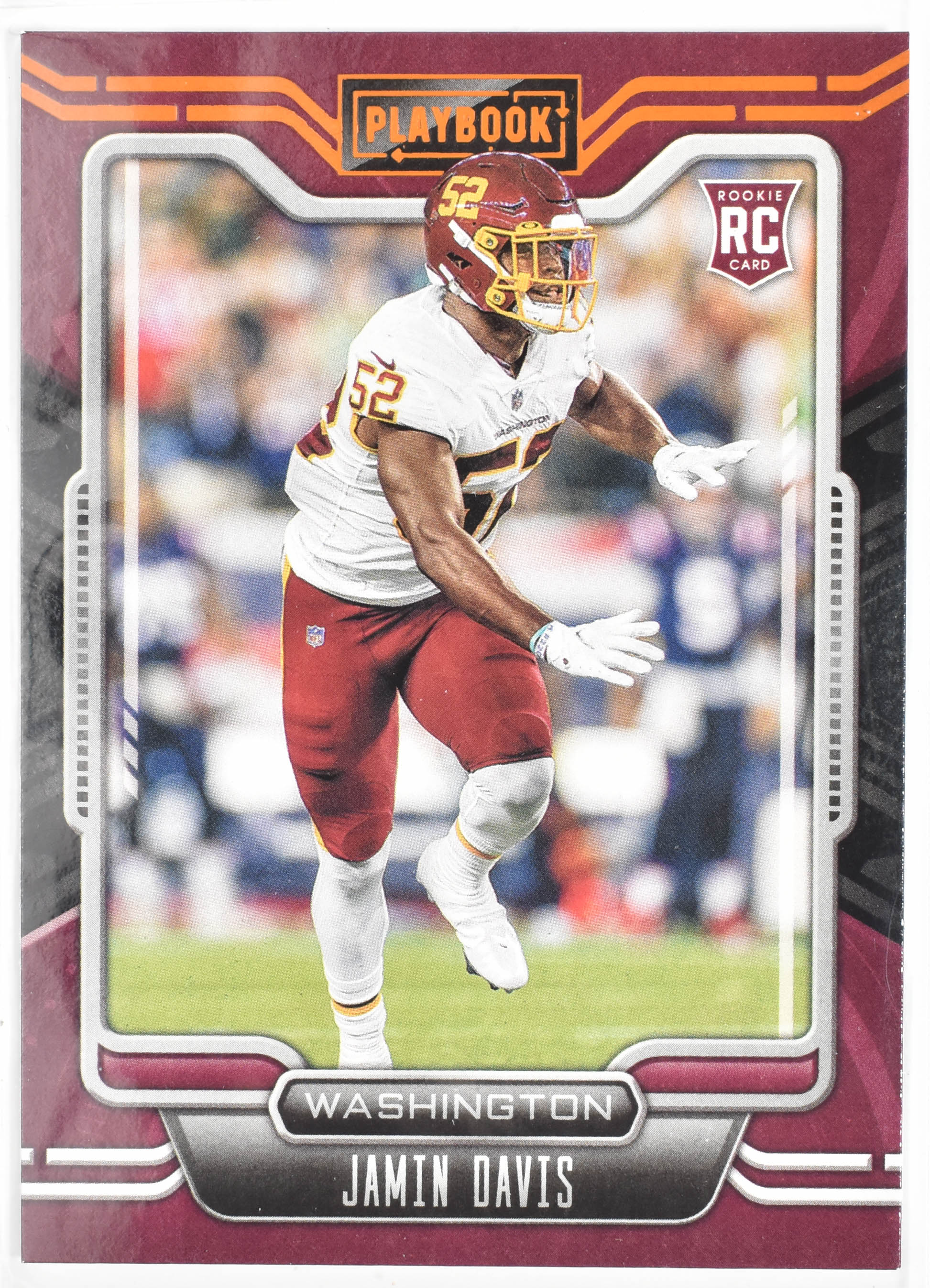 Jamin Davis Rookie147 2021 Panini Playbook Football Washington