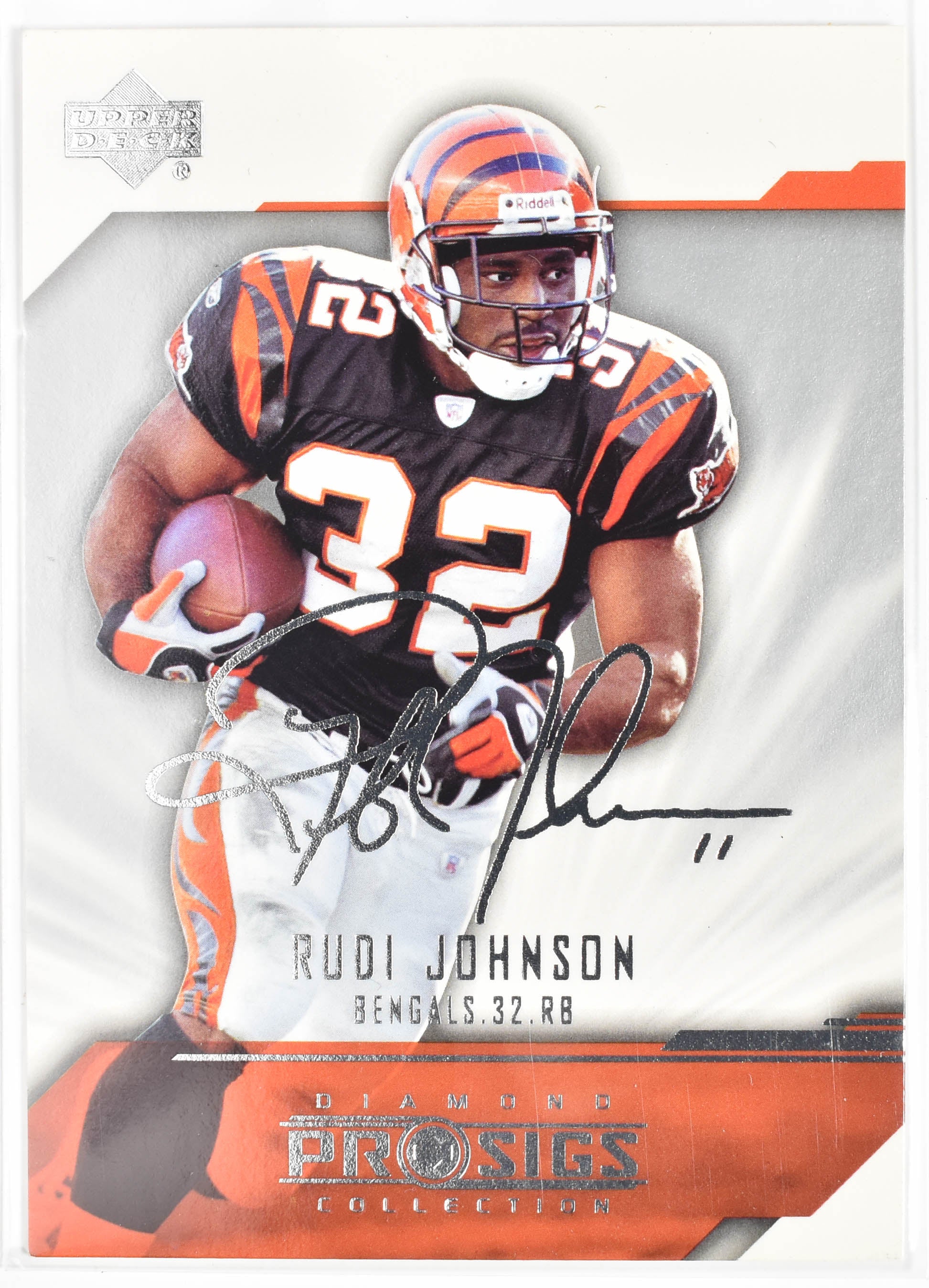 Rudi Johnson 19 Upper Deck 2004 Diamond Collection Cincinnati Bengals