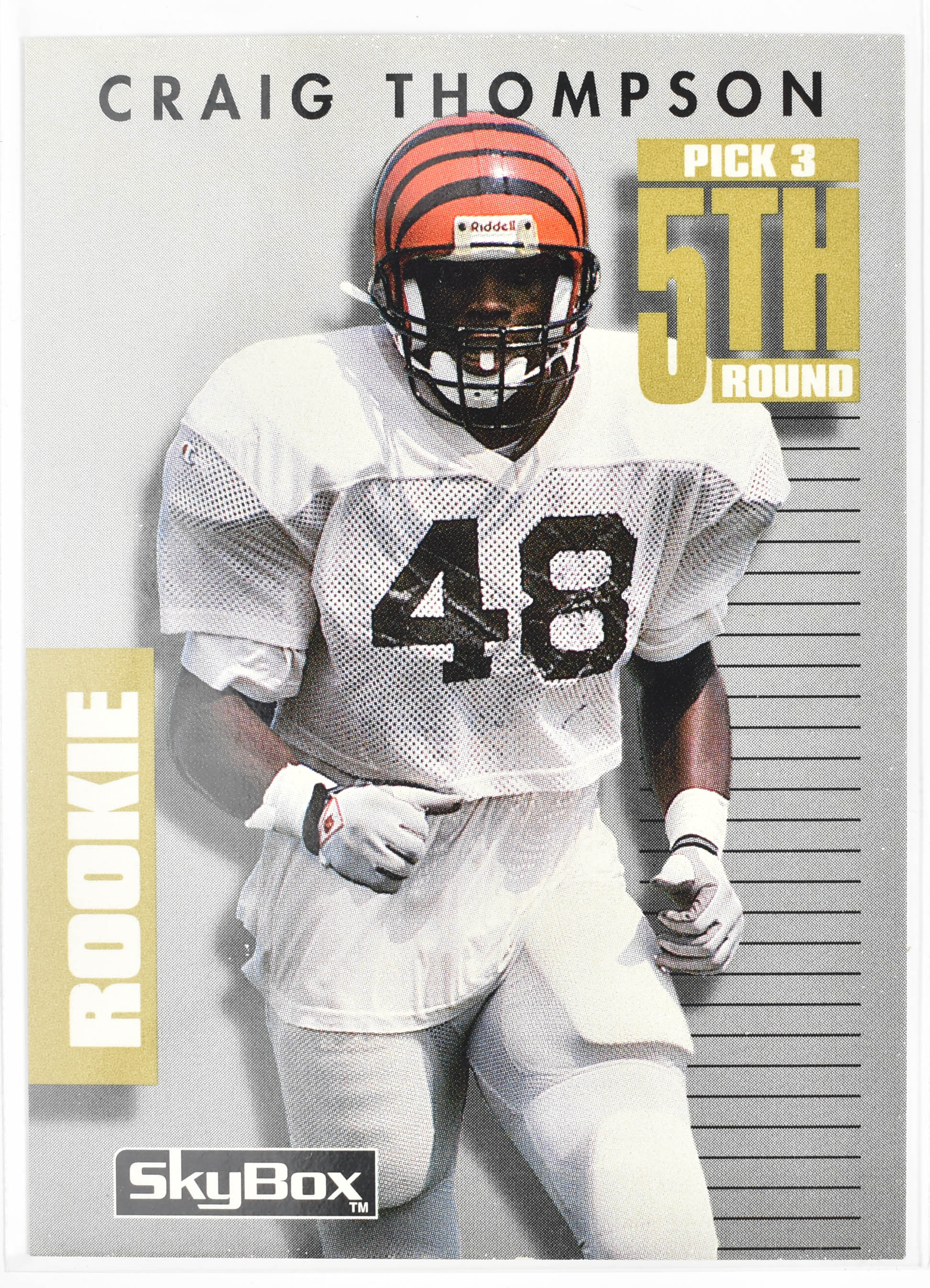 Craig Thompson 233 Prime Time 1992 Skybox Cincinnati Bengals