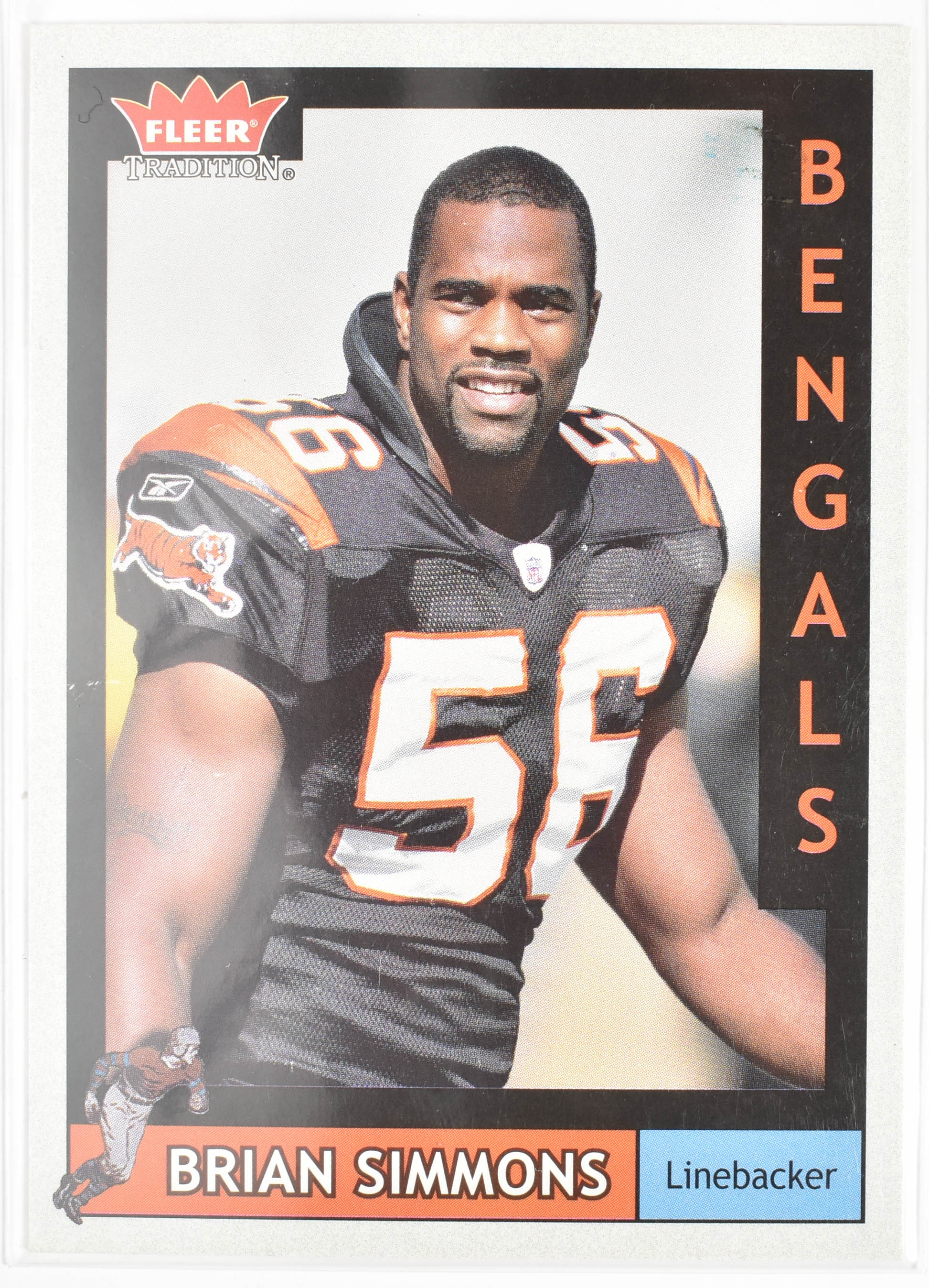 Brian Simmons 136 Fleer 2003 Cincinnati Bengals