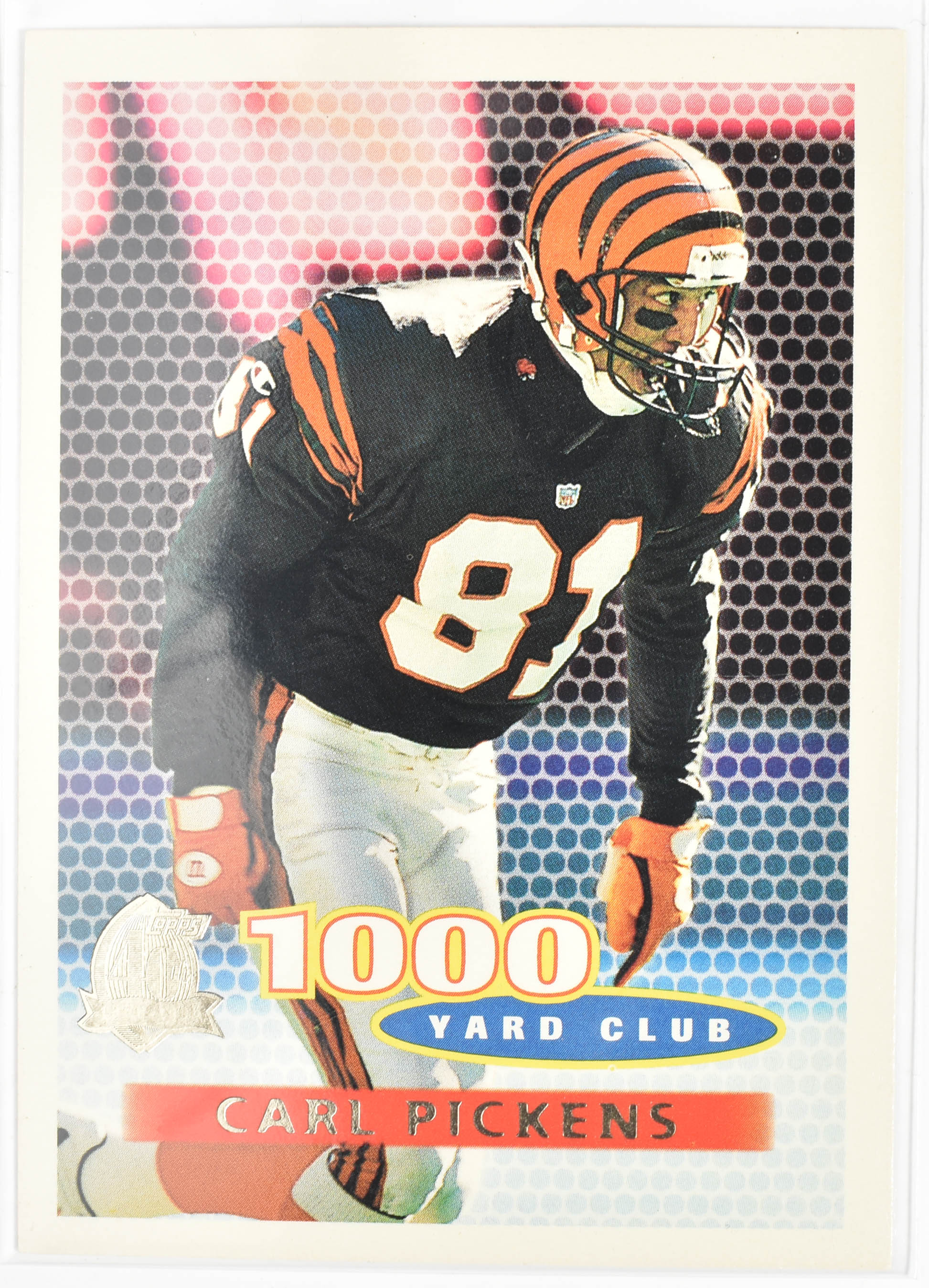 Carl Pickens 251 Topps 1996 1000 Yard Club Cincinnati Bengals