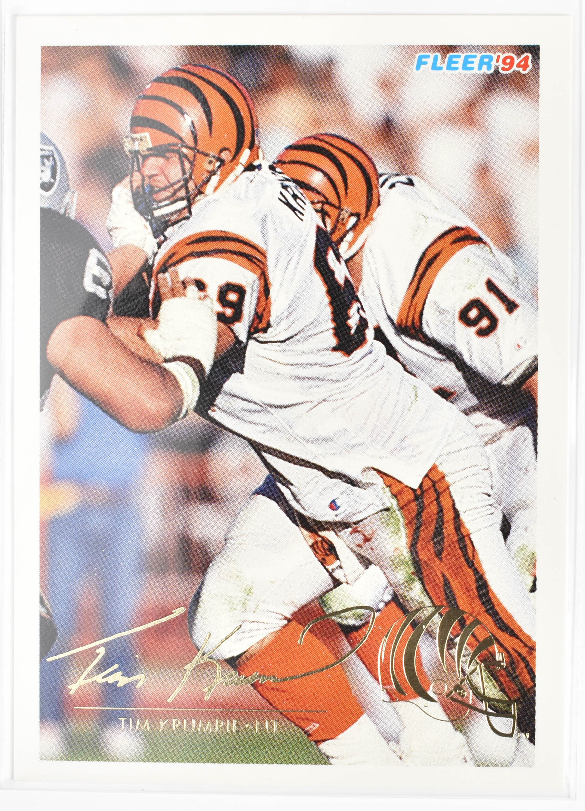 Tim Krumrie 81 Fleer 1994 Cincinnati Bengals