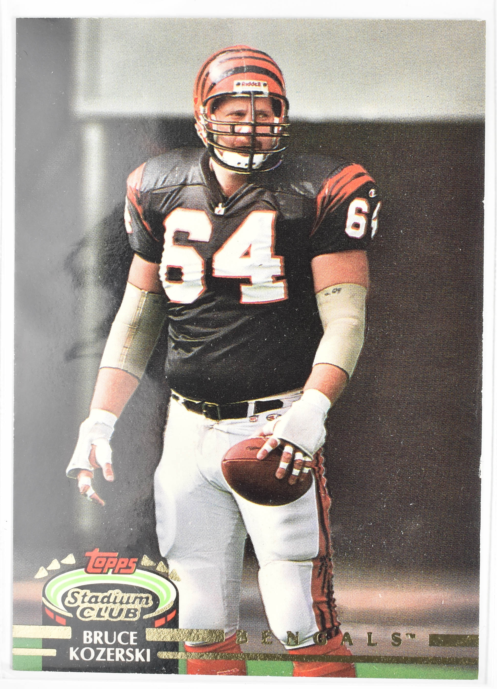 Bruce Kozerski 253 Topps Stadium Club 1992 Cincinnati Bengals