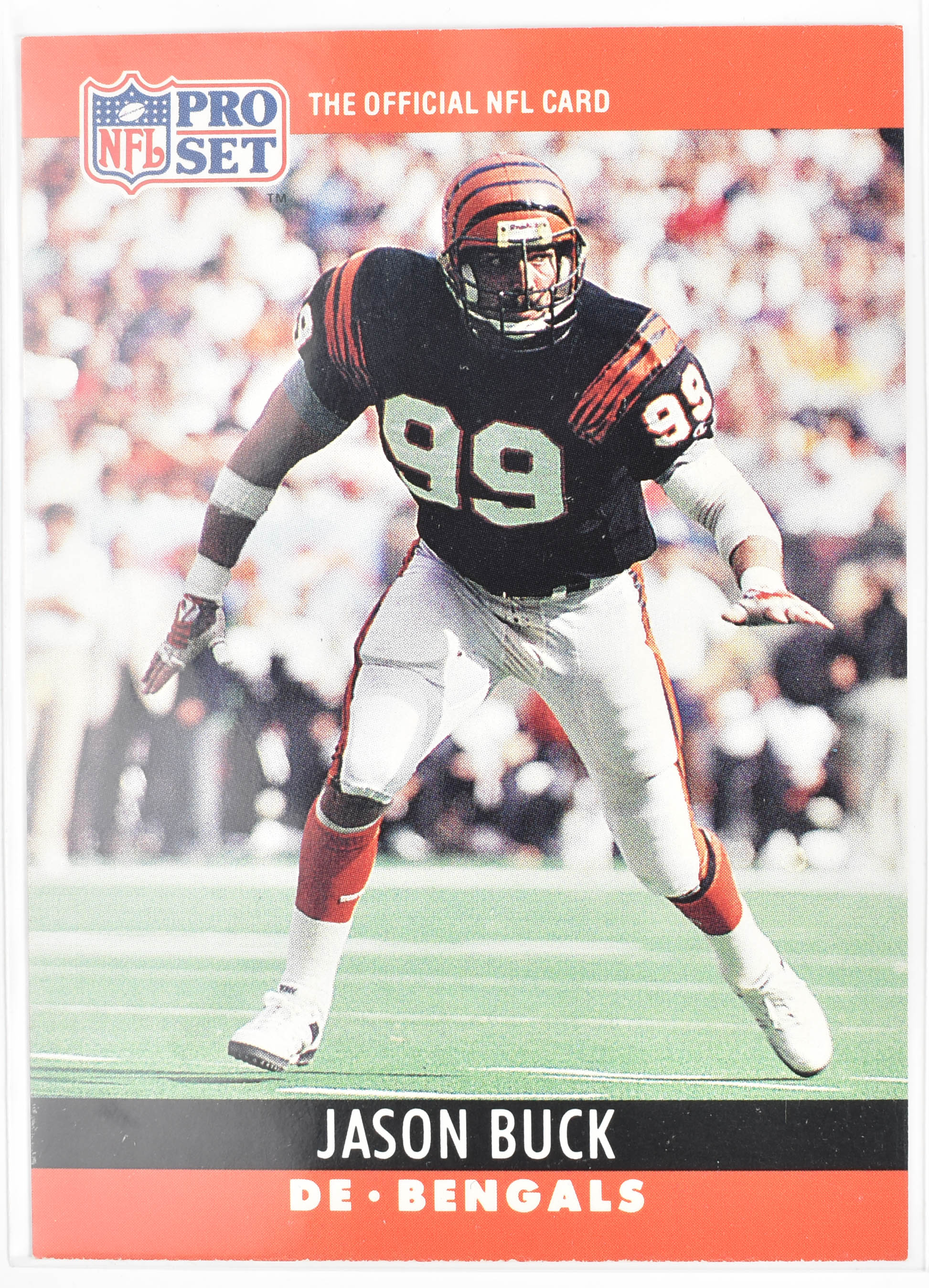 Jason Buck 62 Pro Set 1990 Cincinnati Bengals