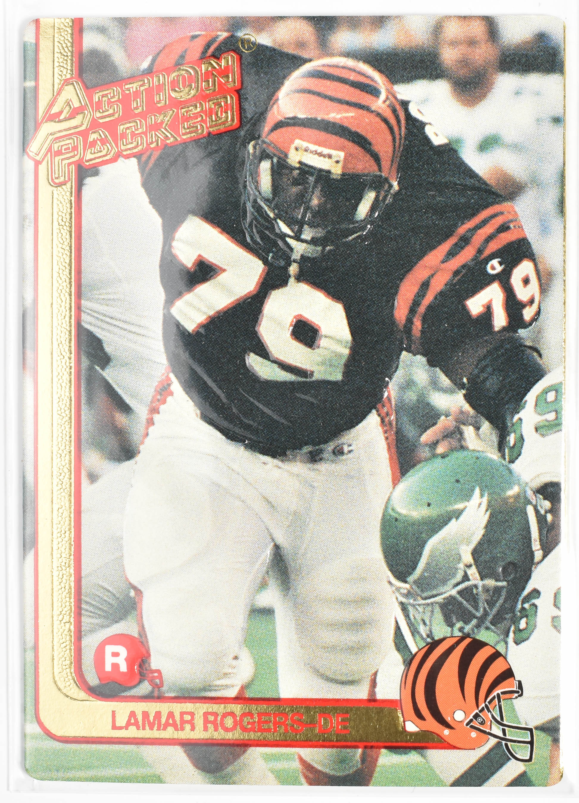 Lamar Rogers Action Packed 71 1991 Cincinnati Bengals