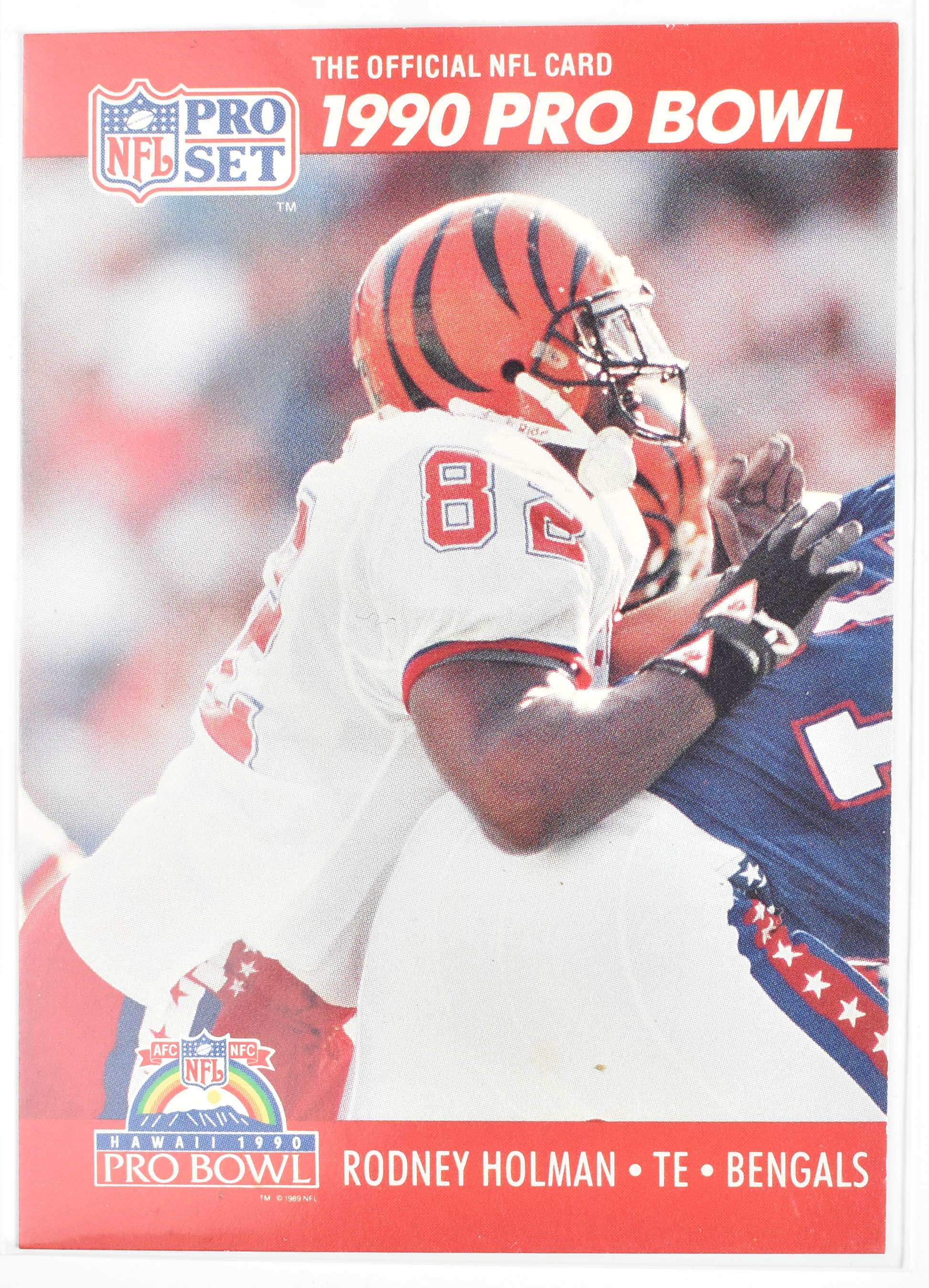 Rodney Holman 344 Pro Set 1990 Cincinnati Bengals