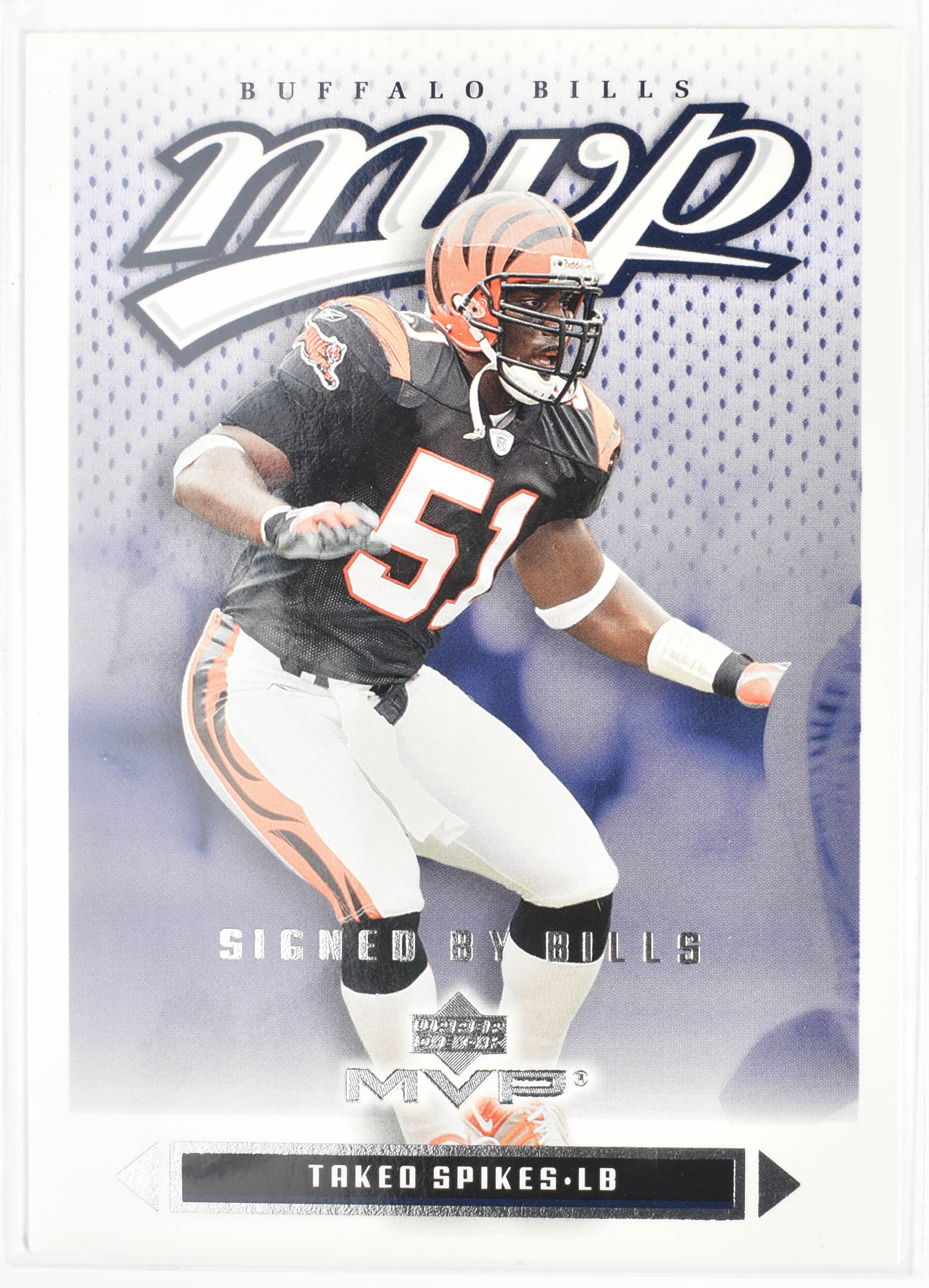 Takeo Spikes 201 Upper Deck 2003 MVP Cincinnati Bengals