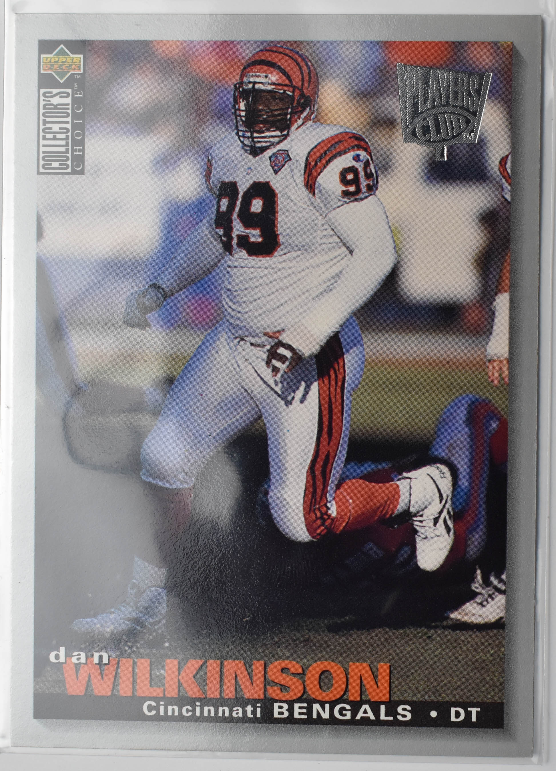 Dan Wilkinson 140 Upper Deck 1995 Players Club Cincinnati Bengals