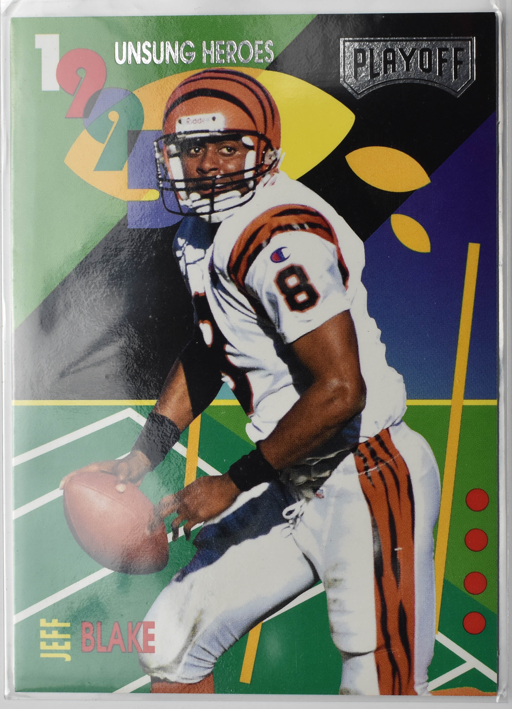 Jeff Blake 5 1995 Playoff Unsung Heroes Cincinnati Bengals
