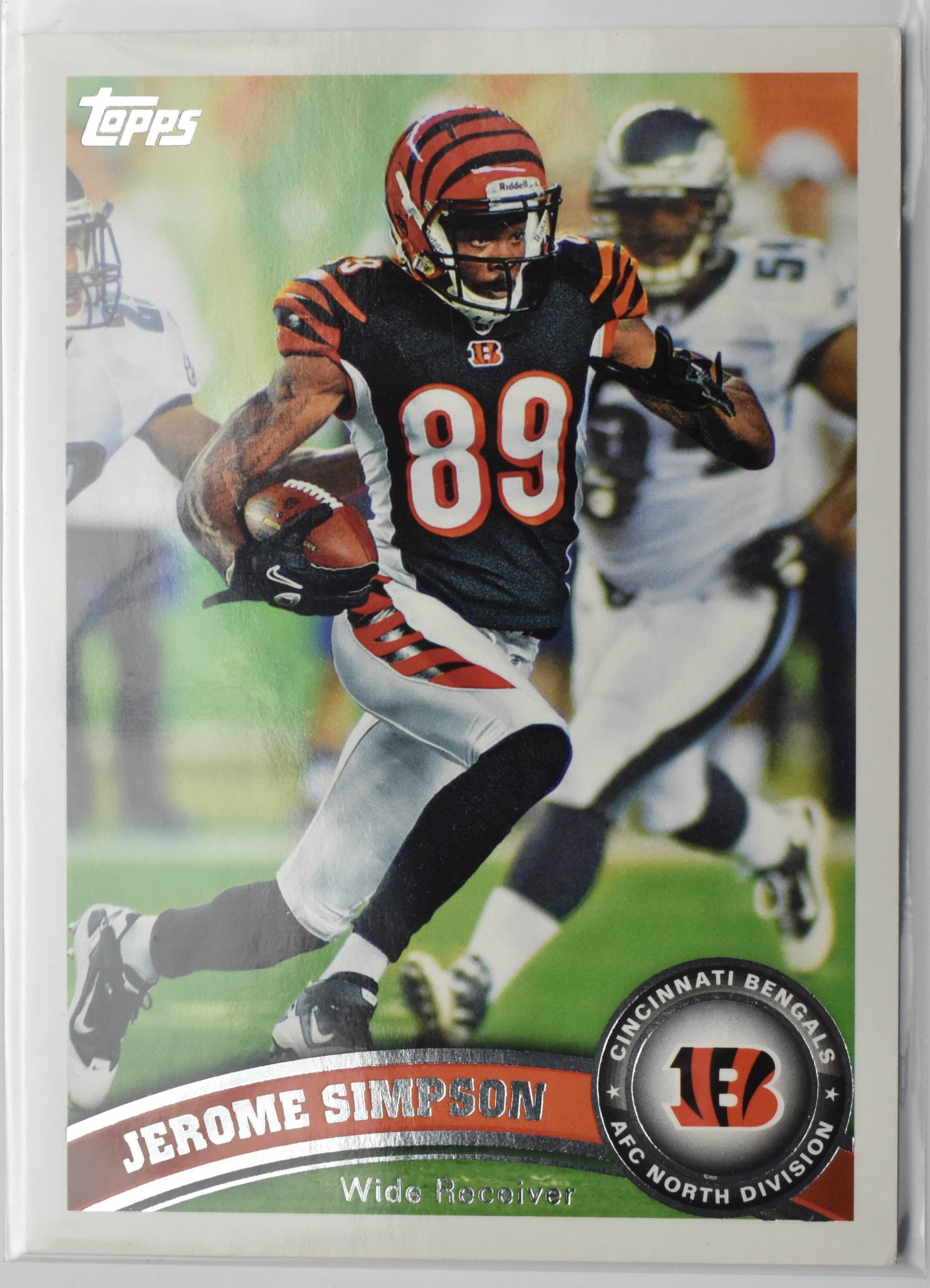 Jerome Simpson 328 Topps 2011 Cincinnati Bengals