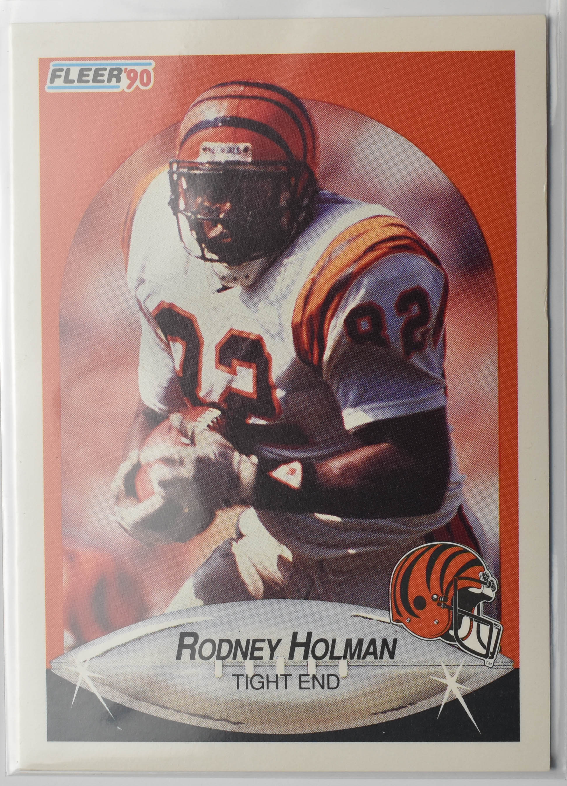 Rodney Holman 216 Fleer 1990 Cincinnati Bengals