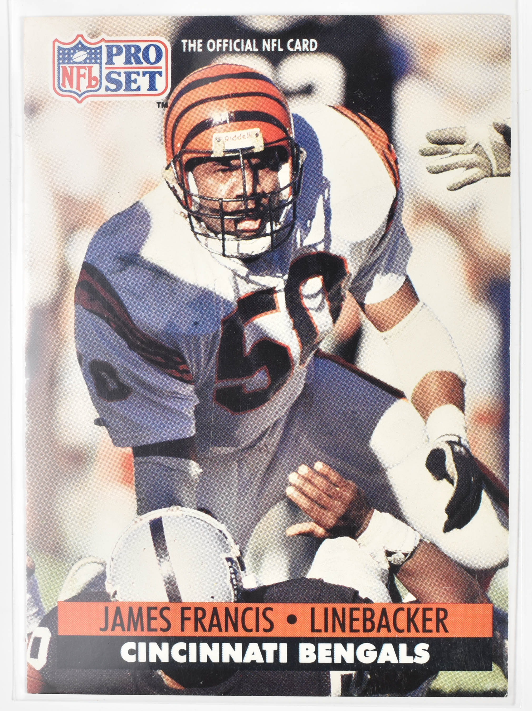 James Francis 112 Pro Set 1991 Cincinnati Bengals