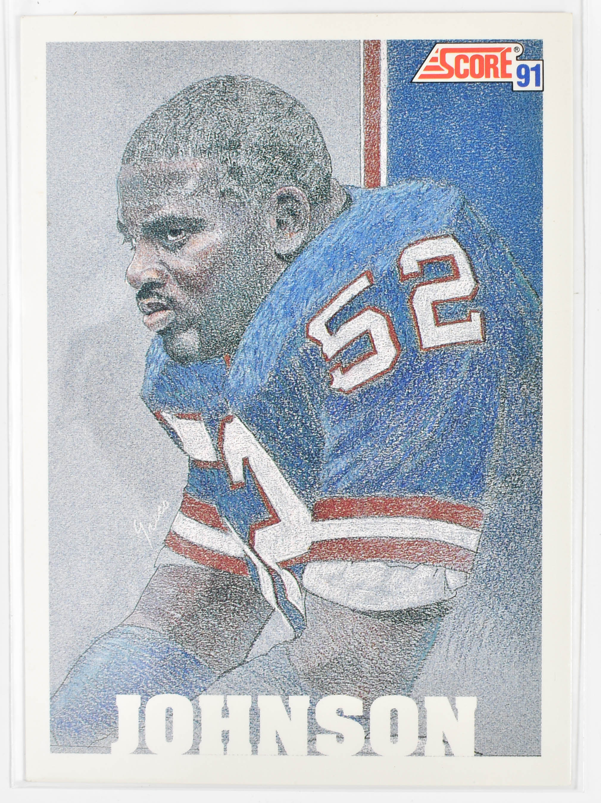 Pepper Johnson 635 Team MVP Score 1991 New York Giants