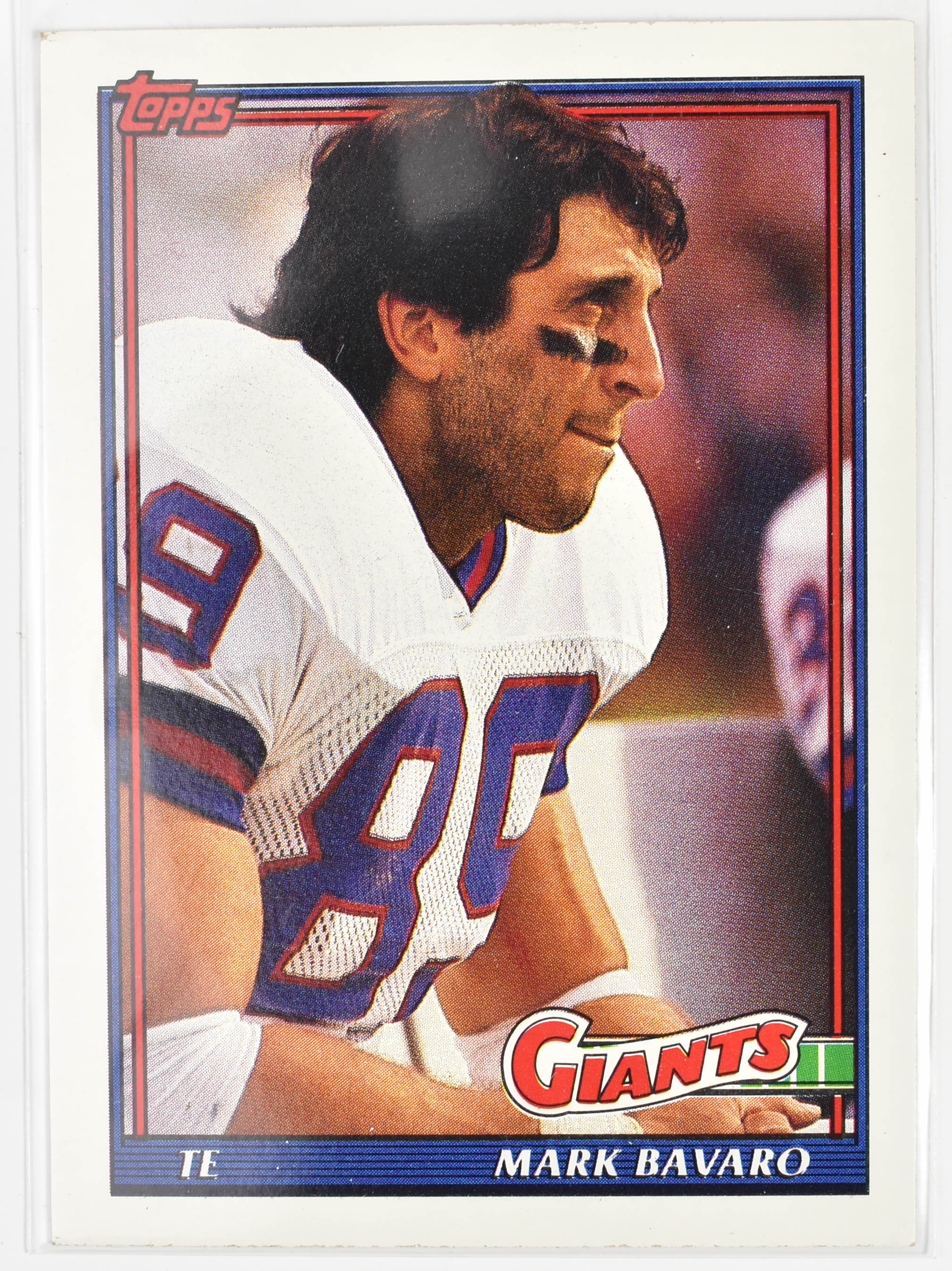 Mark Bavaro 35 Topps 1991 New York Giants