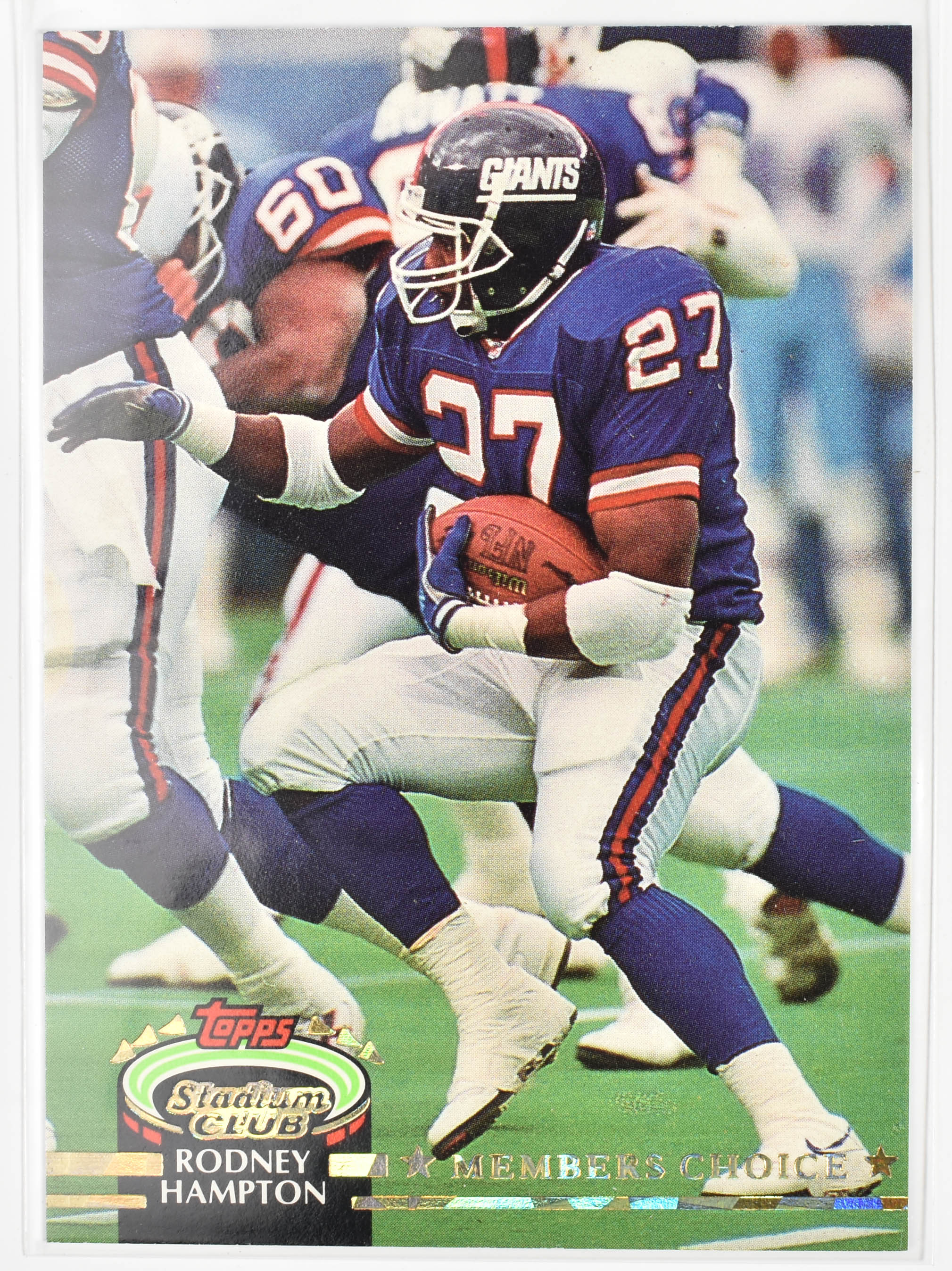 Rodney Hampton 310 Stadium Club Members Choice Topps