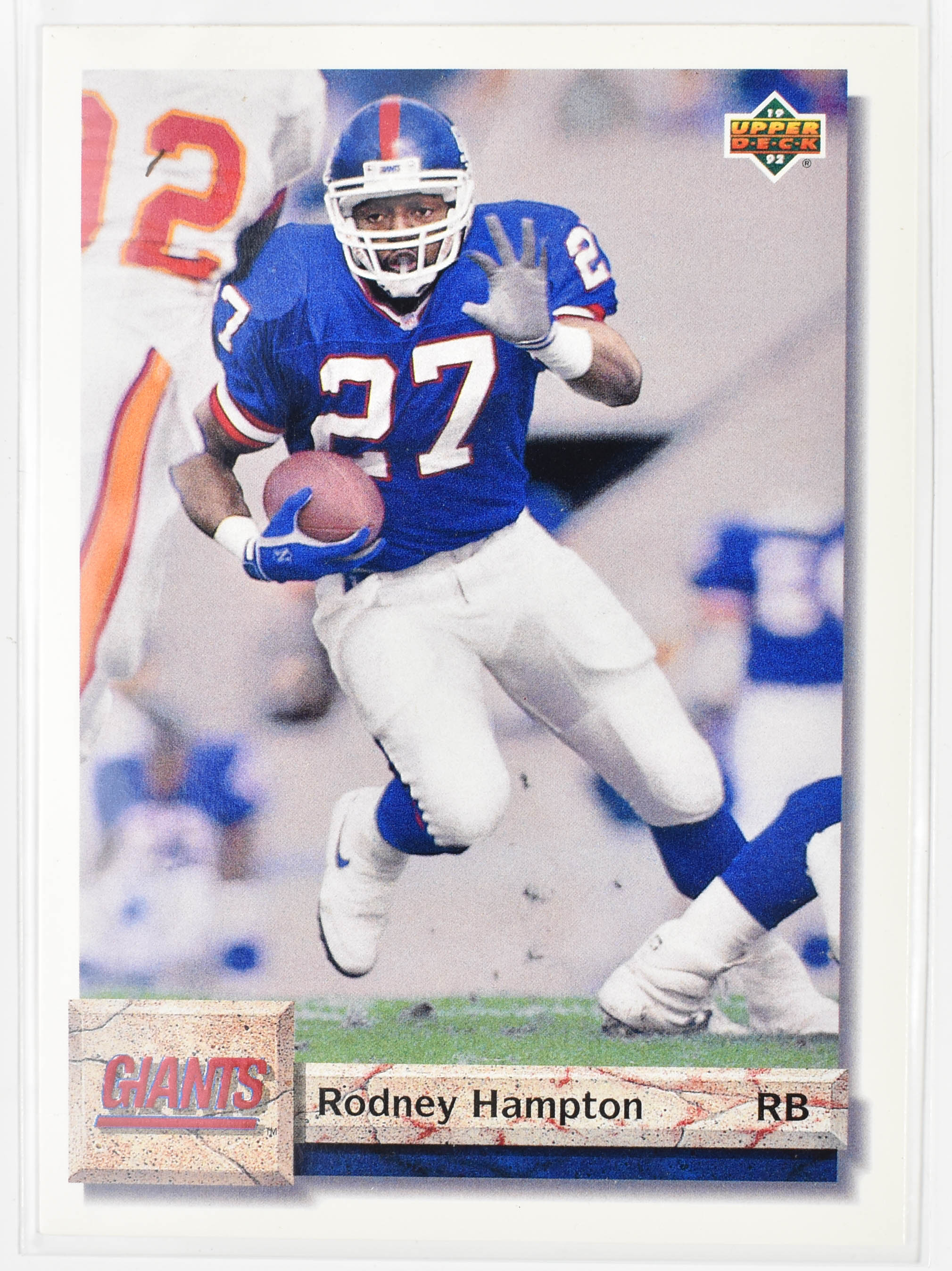 Rodney Hampton 172 Upper Deck Giants 1992