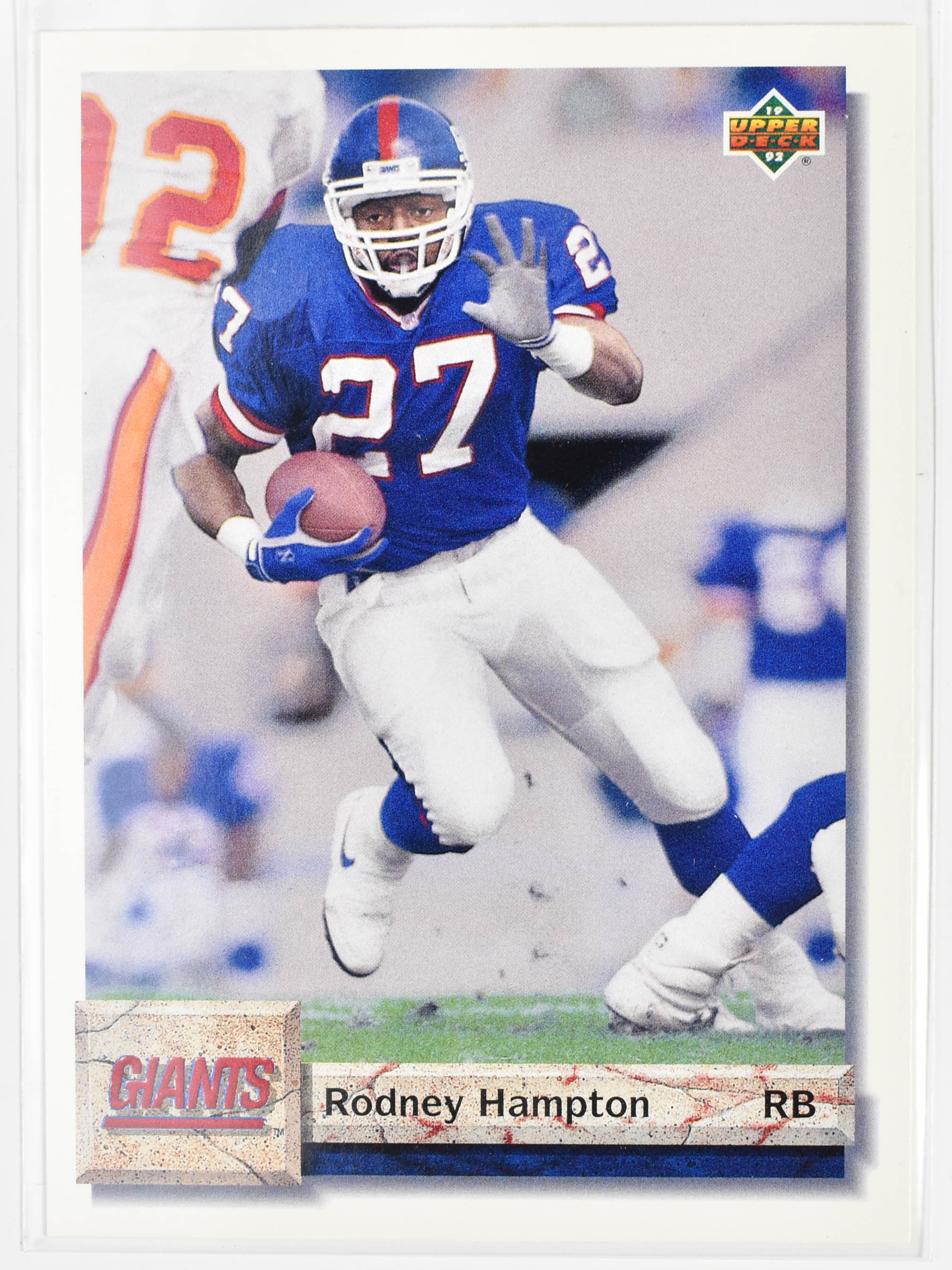 Rodney Hampton 172 Upper Deck New York Giants 1992
