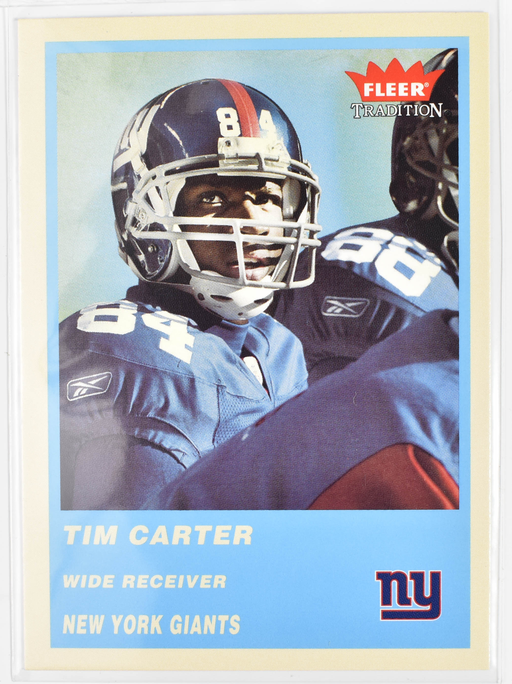 Tim Carter 294 Fleer Tradition 2004 New York Giants
