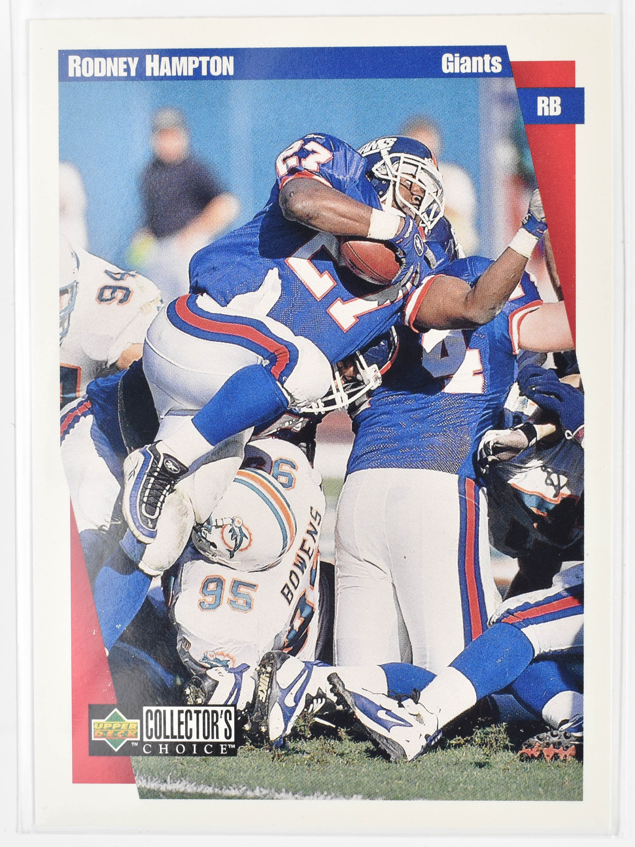 Rodney Hampton 187 Upper Deck 1997 New York Giants