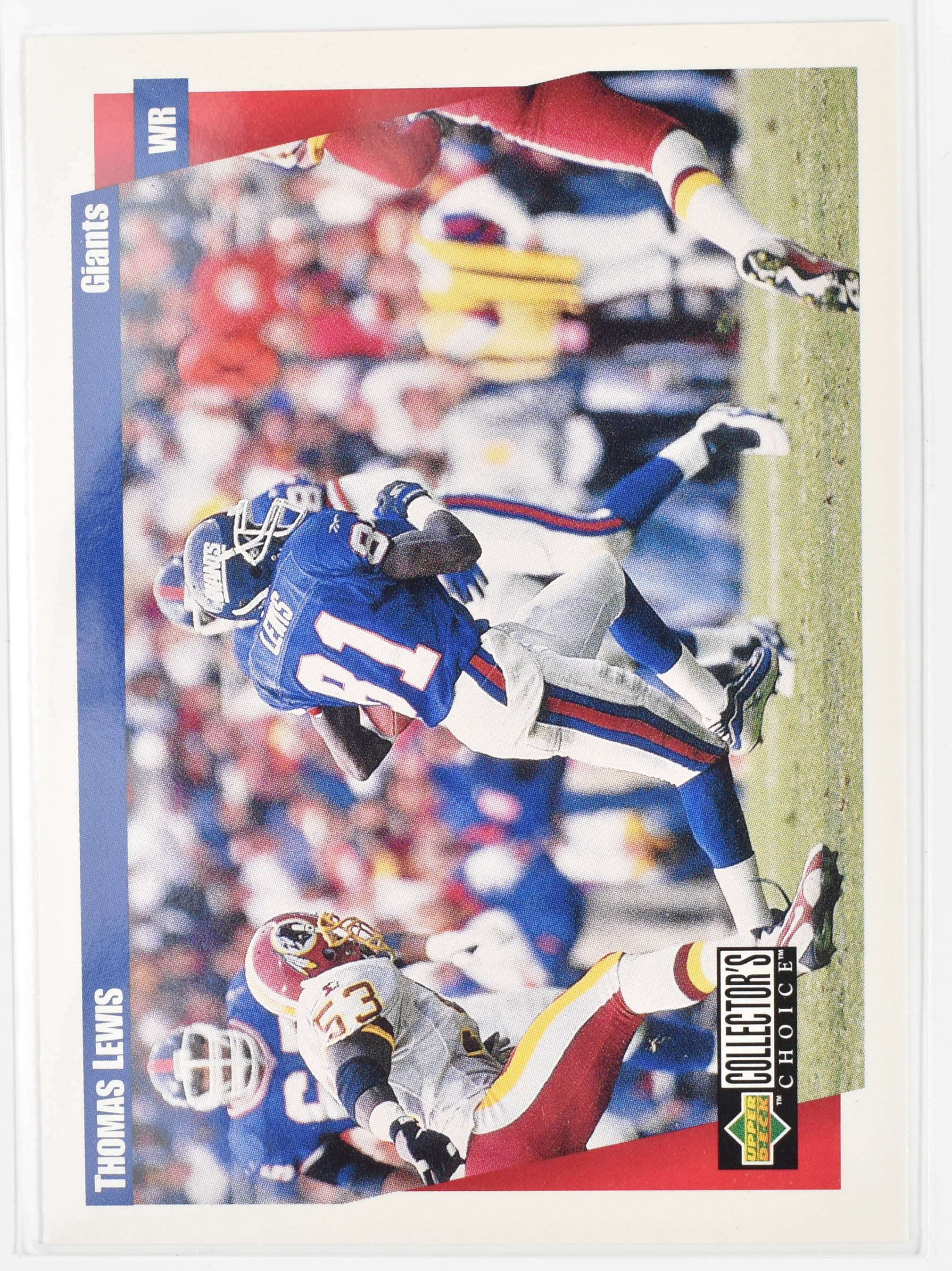 Thomas Lewis 191 Upper Deck 1997 New York Giants