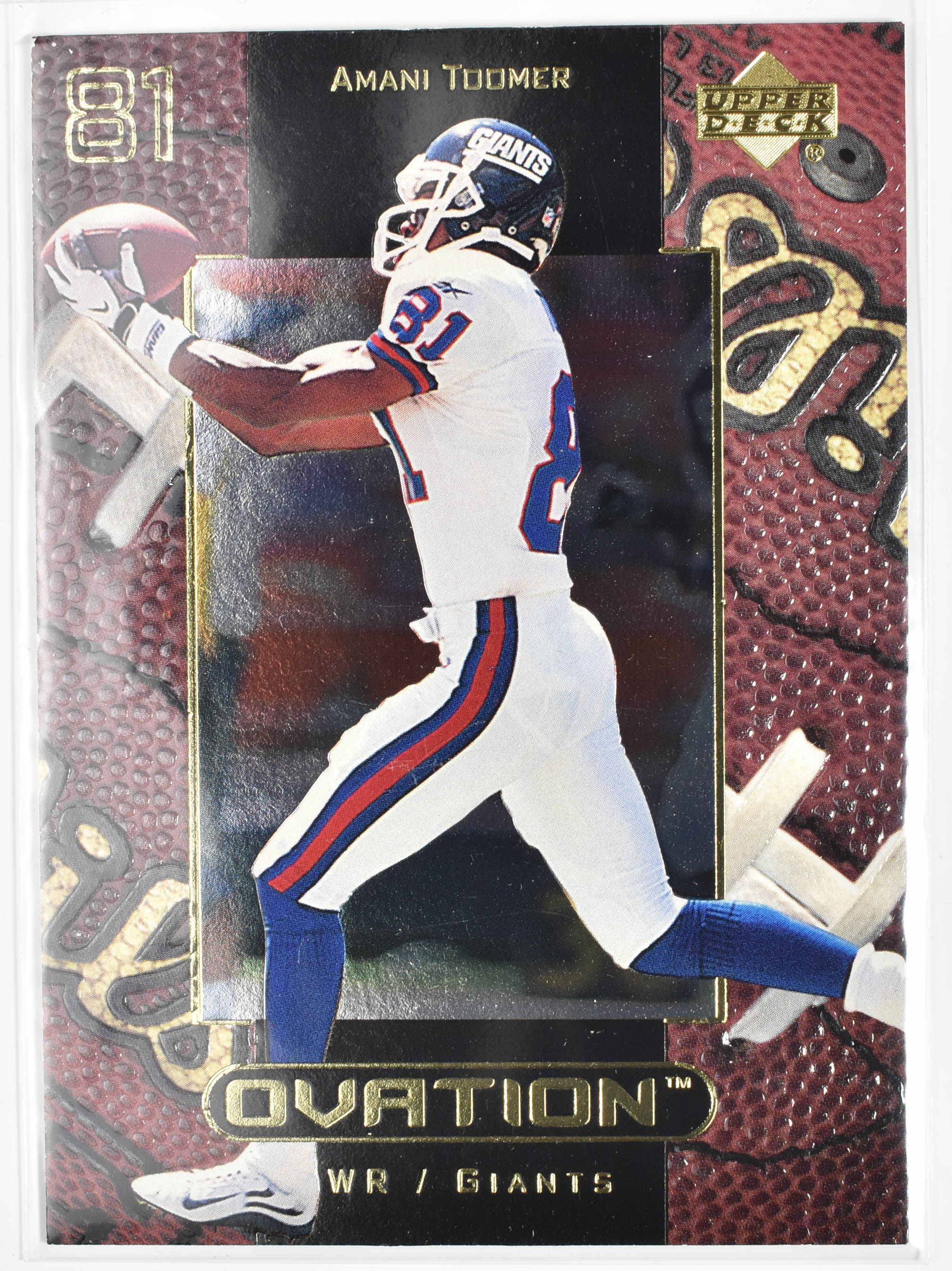 Amani Toomer 38 Upper Deck 1999 New York Giants
