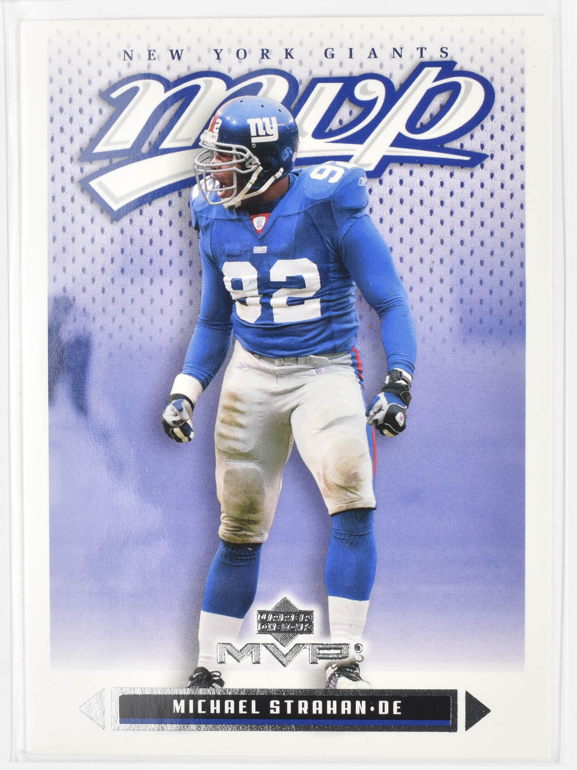 Michael Strahan 83 Upper Deck 2003 New York Giants