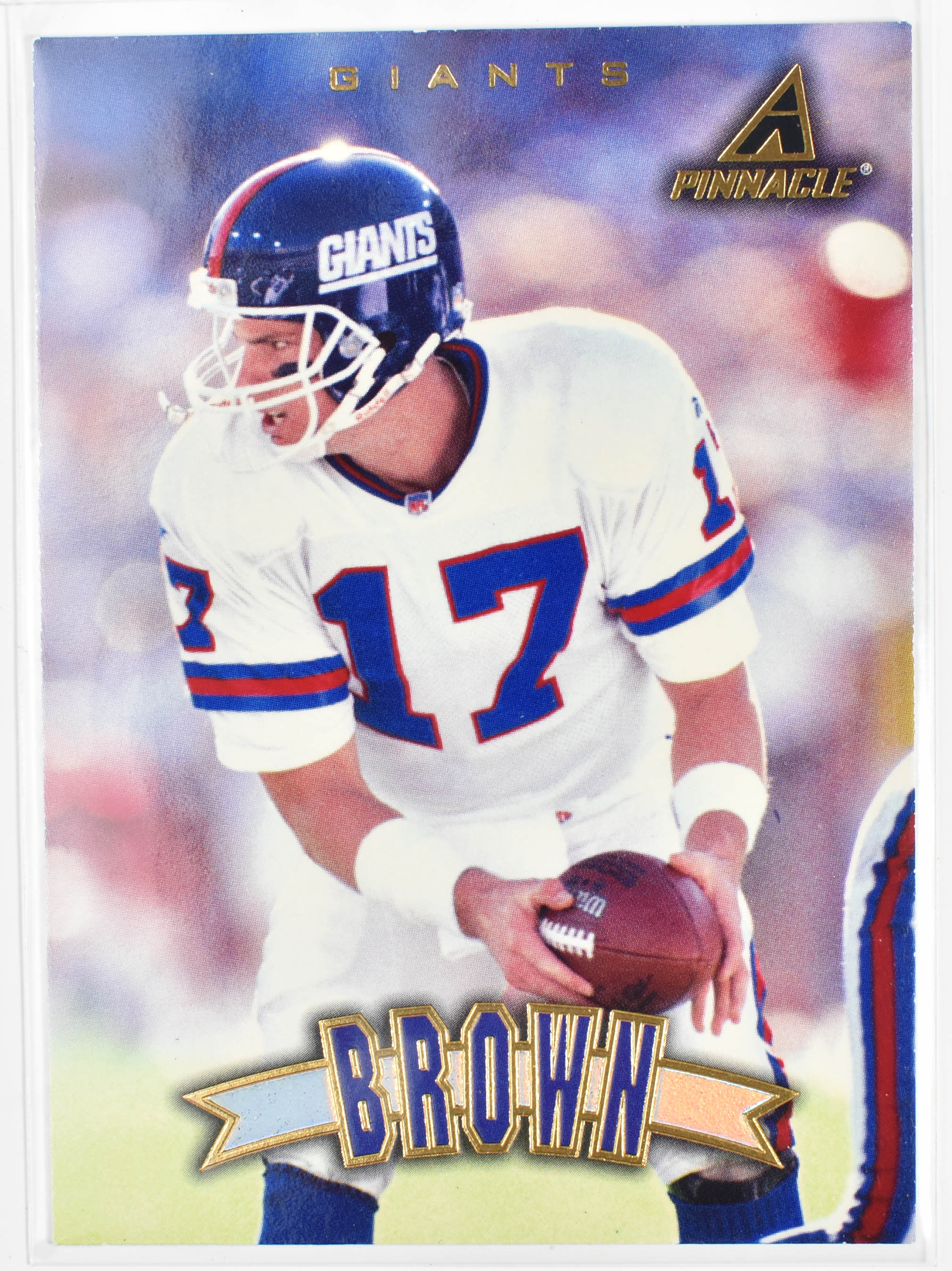 Dave Brown 95 Pinnacle 1997 New York Giants