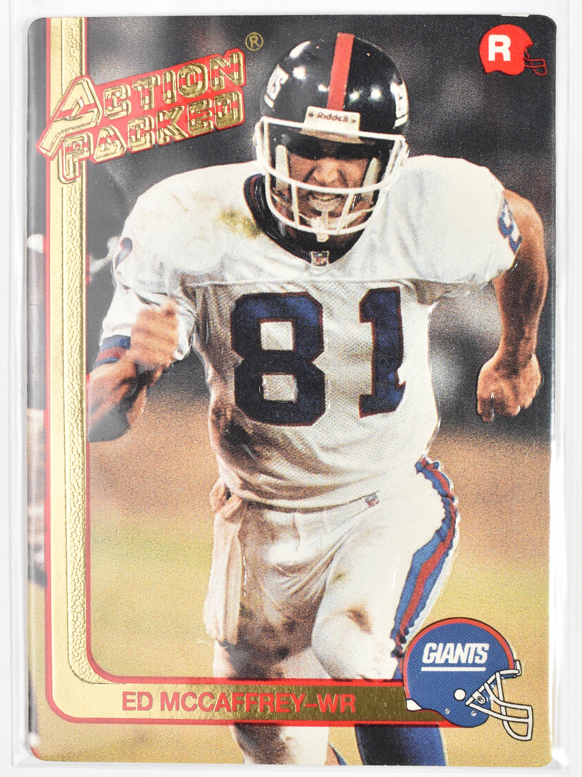 Ed Mccaffrey 23 Action Packed New York Giants 1991