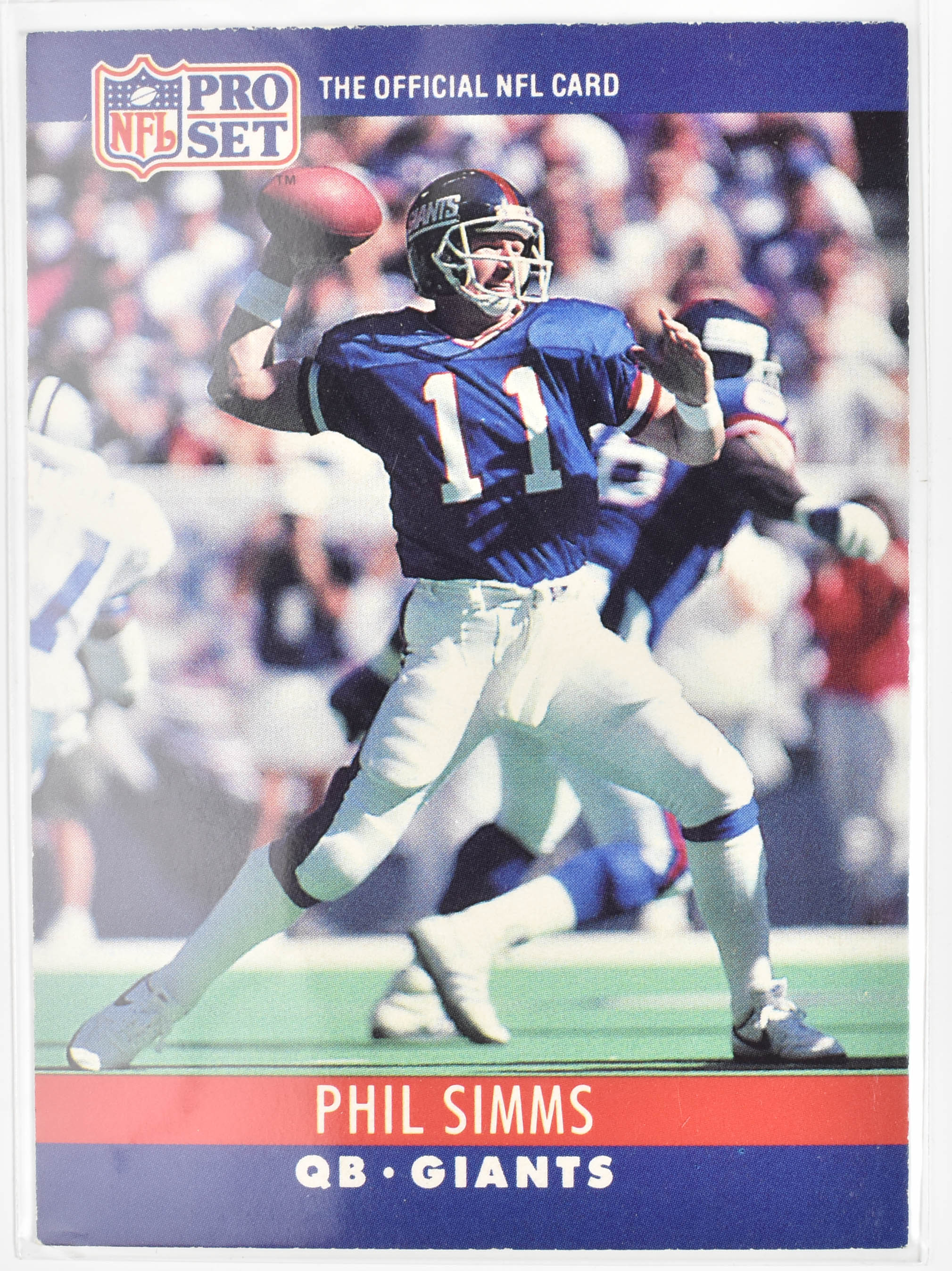 Phil Simms 230 Pro Set 1990 New York Giants