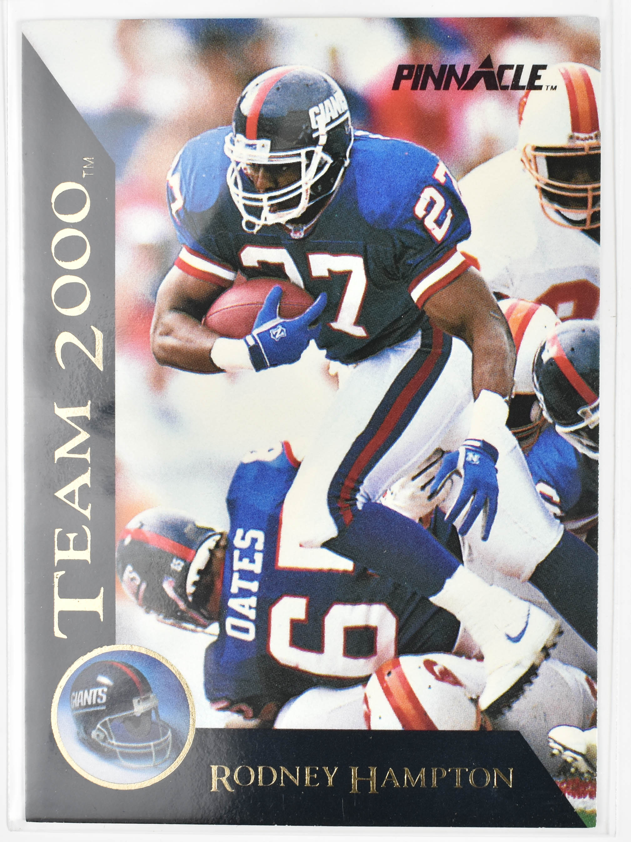 Rodney Hampton 2 of 30 Pinnacle 1992 Score Team 2000