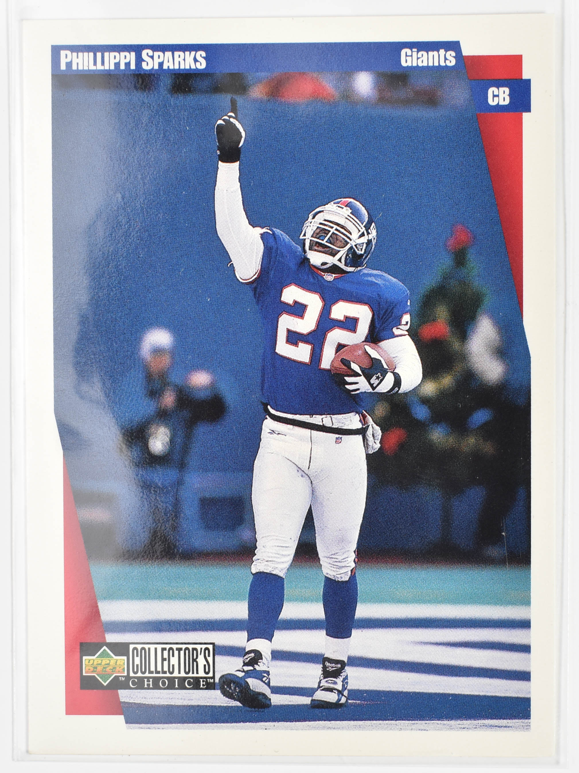 Phillippi Sparks 190 Upper Deck 1997 New York Giants
