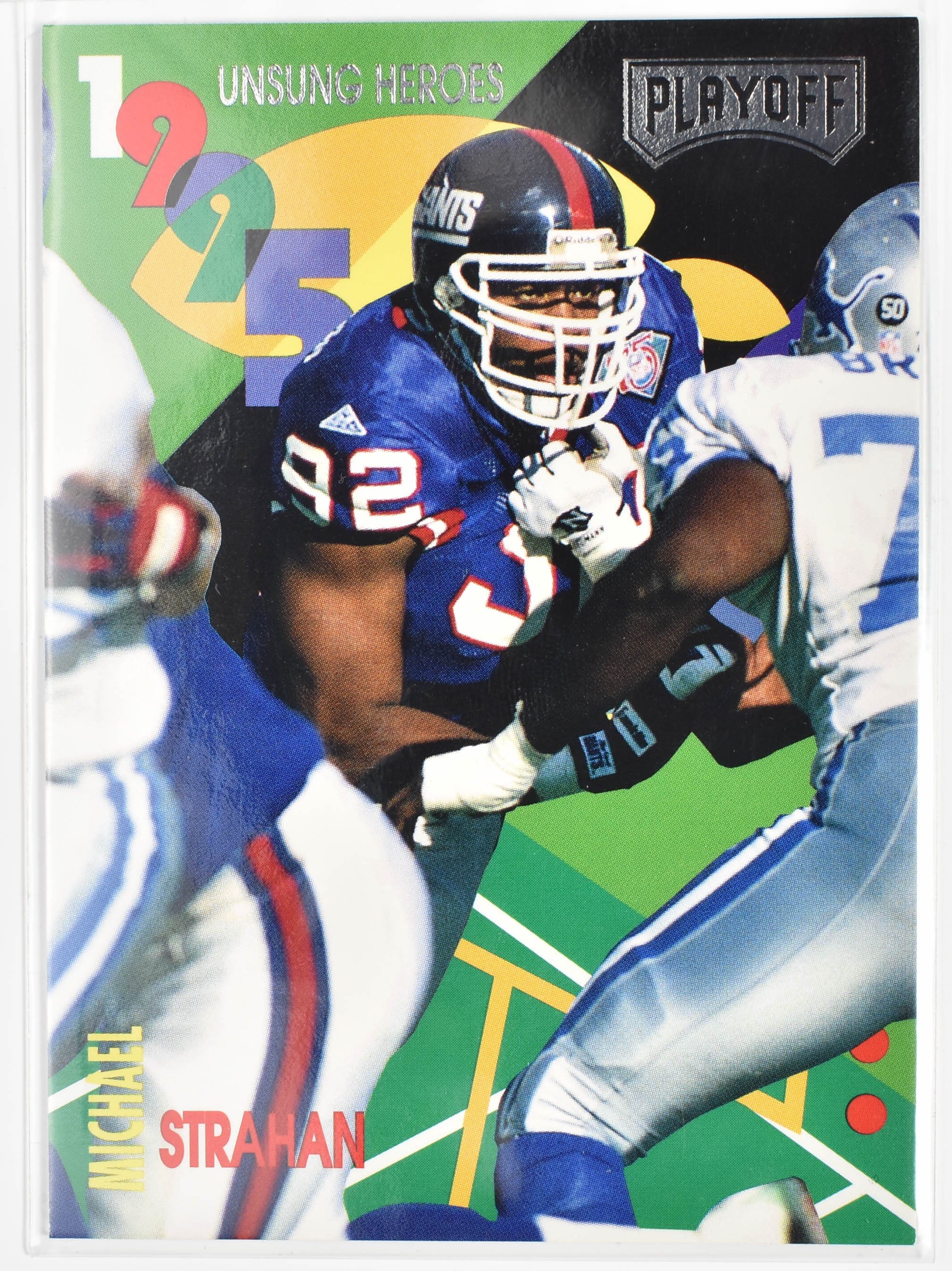 Michael Strahan 19 Playoff Unsung Heroes 1995 New York Giants