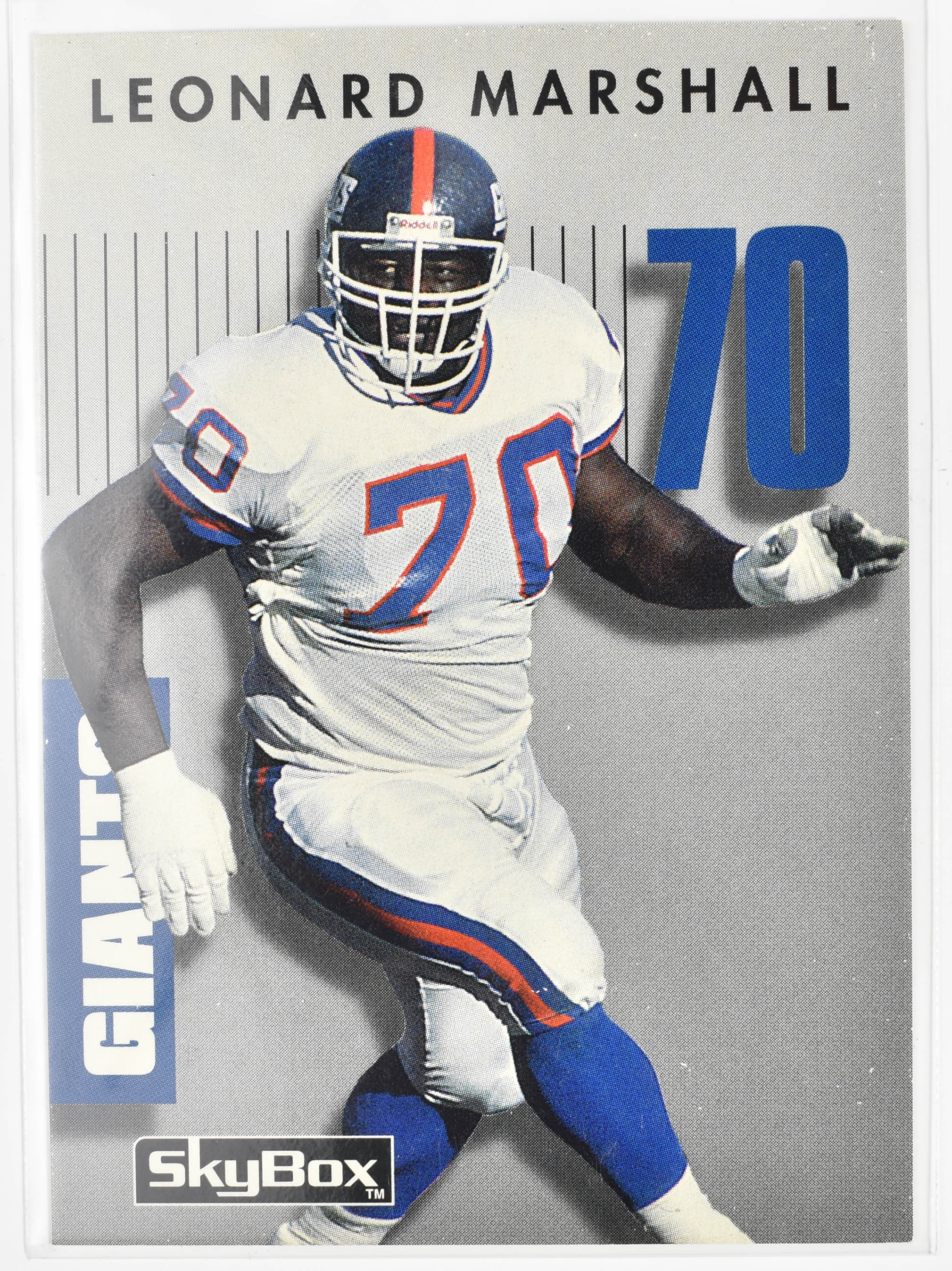 Leonard Marshall 60 Skybox Prime Time 1992 New York Giants
