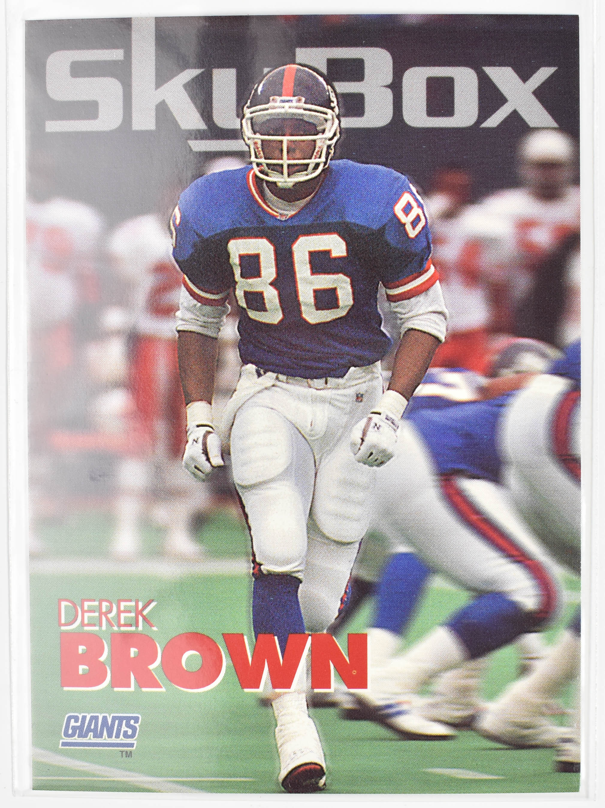 Derek Brown 228 Skybox 1993 New York Giants