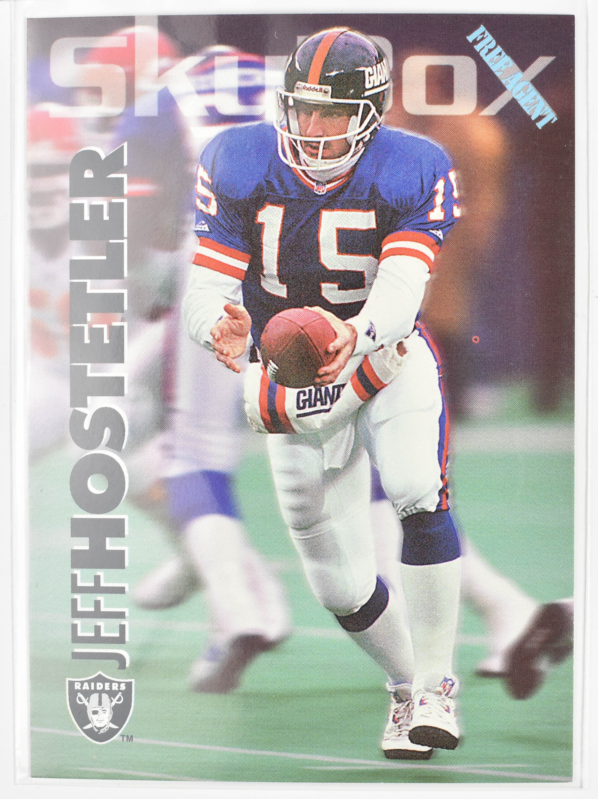 Jeff Hostetler 161 Skybox 1993 New York Giants