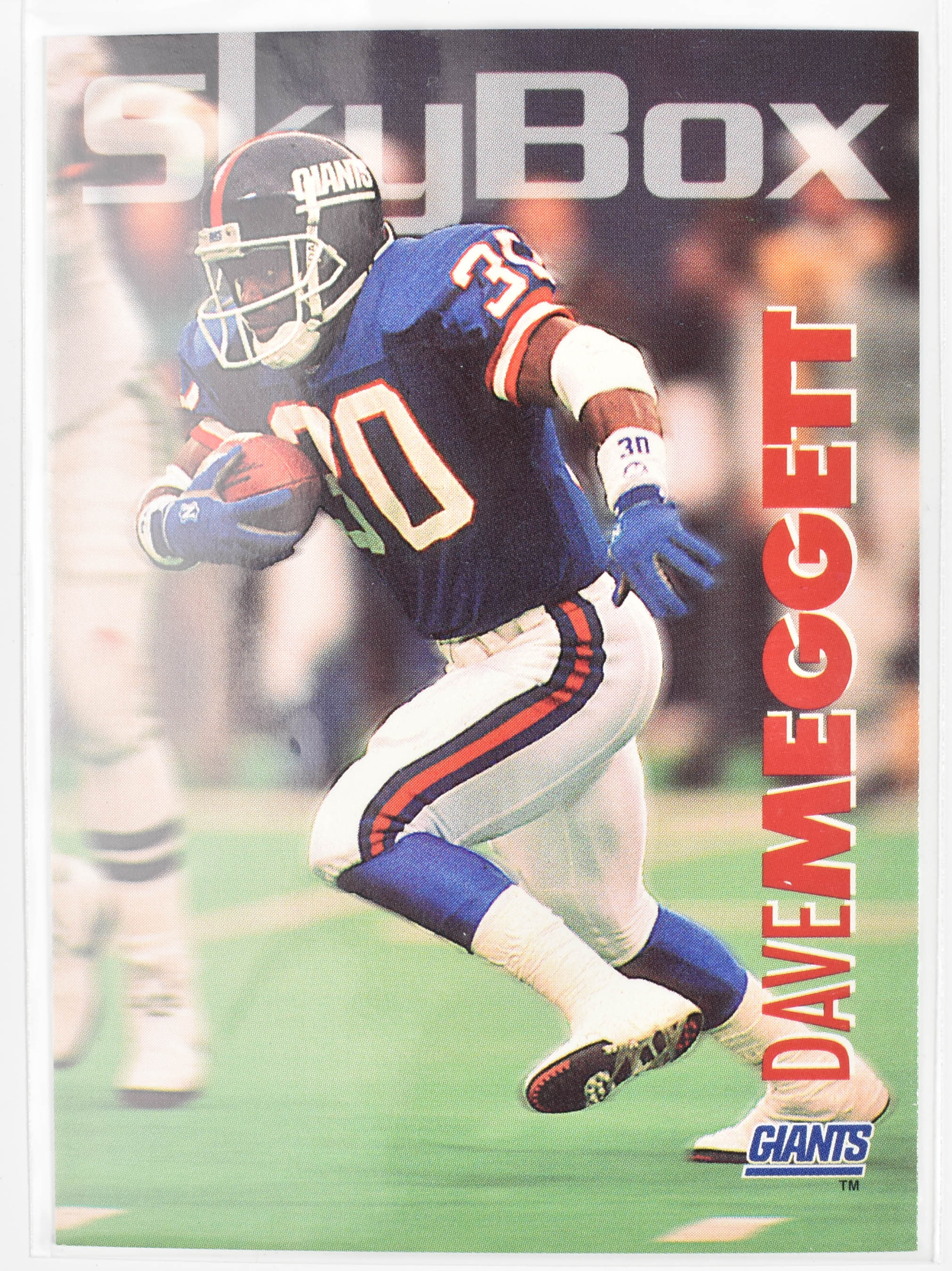 Dave Meggett 227 Skybox 1993 Giants Football Card