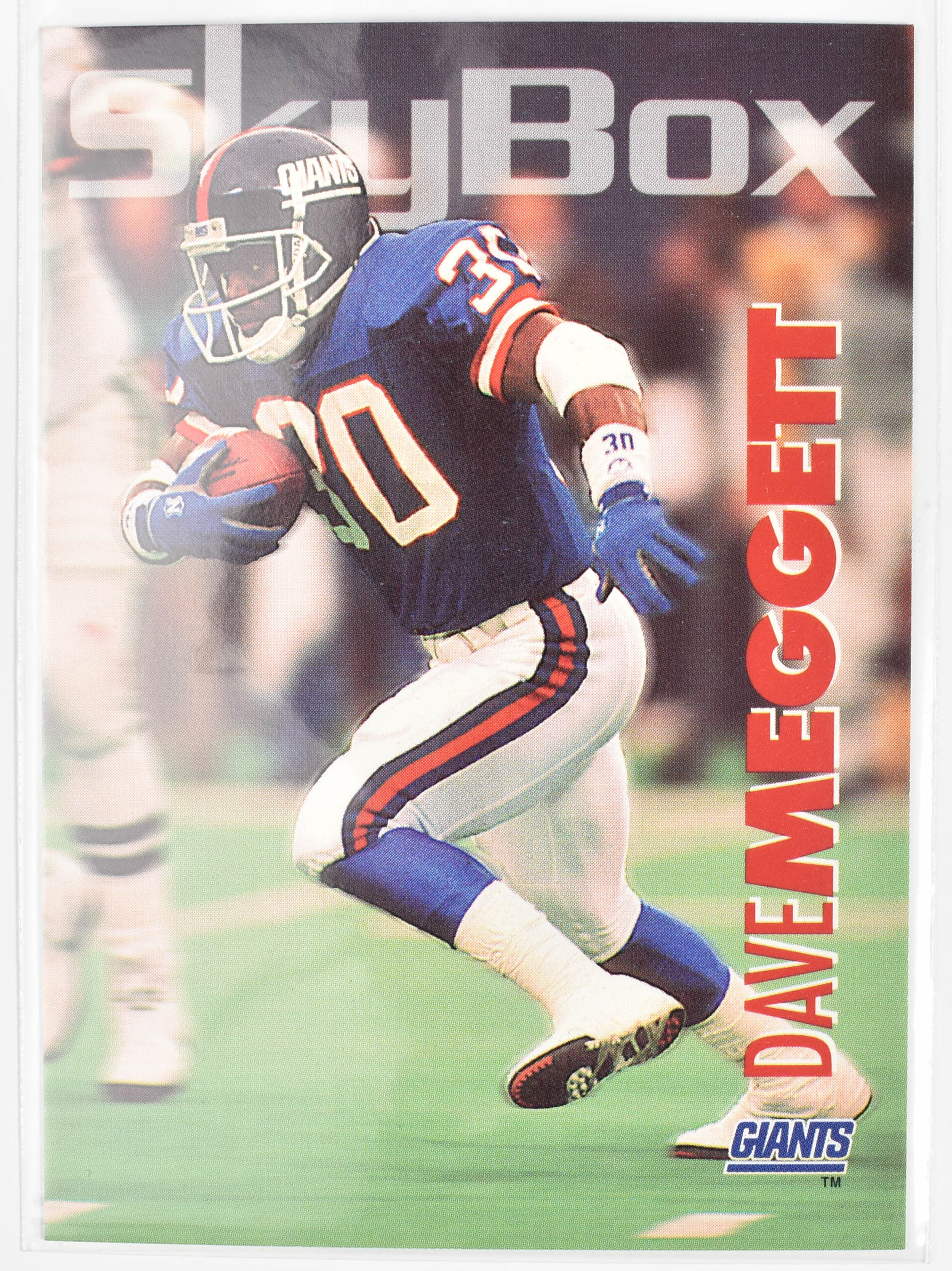 Dave Meggett 227 Skybox 1993 New York Giants