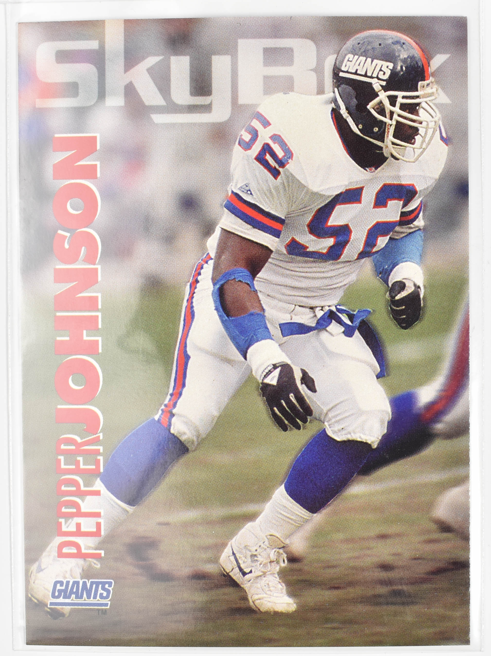 Pepper Johnson 226 Skybox 1993 New York Giants