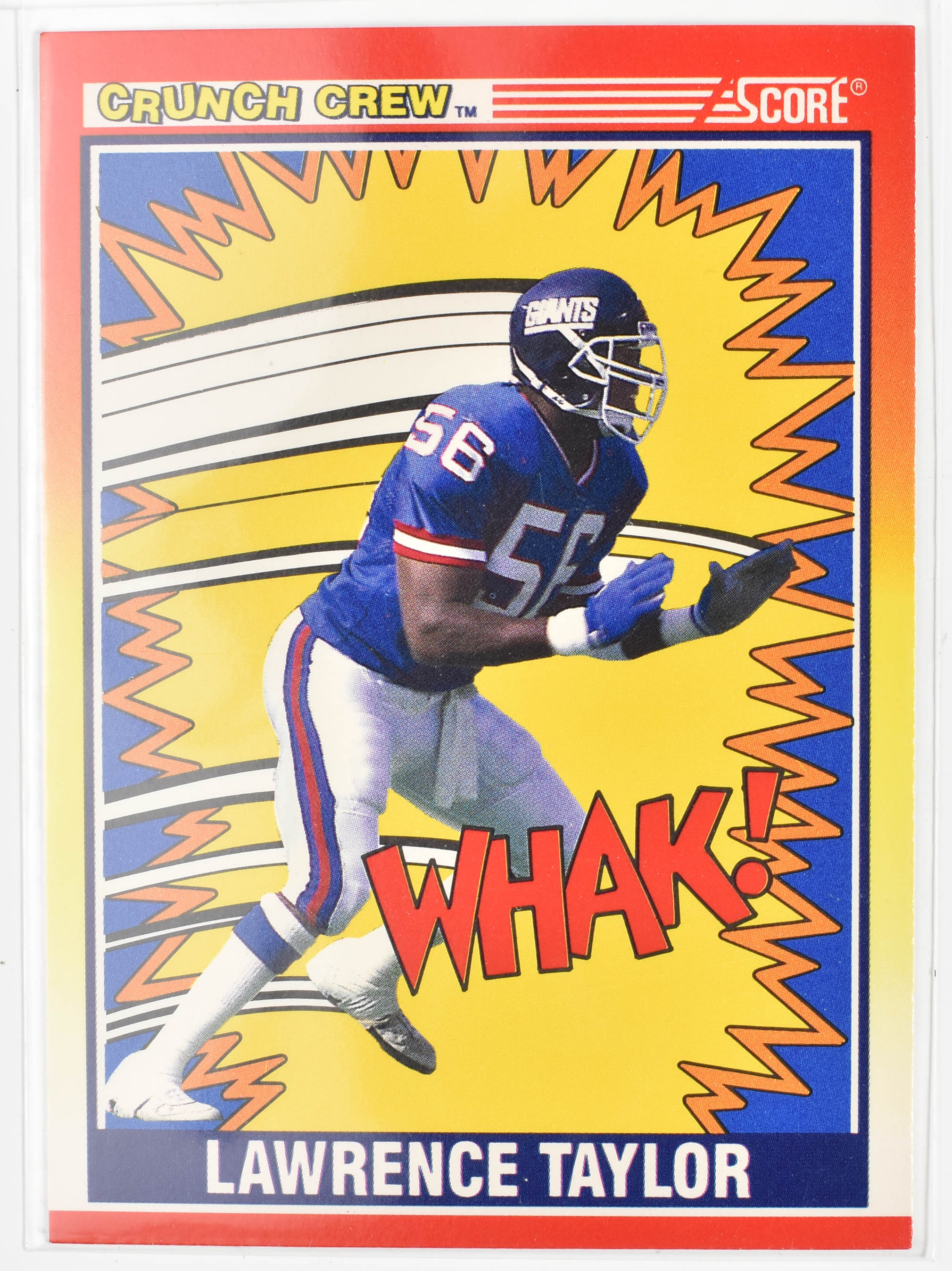 Lawrence Taylor 552 Score Crunch Crew 1990 New York Giants