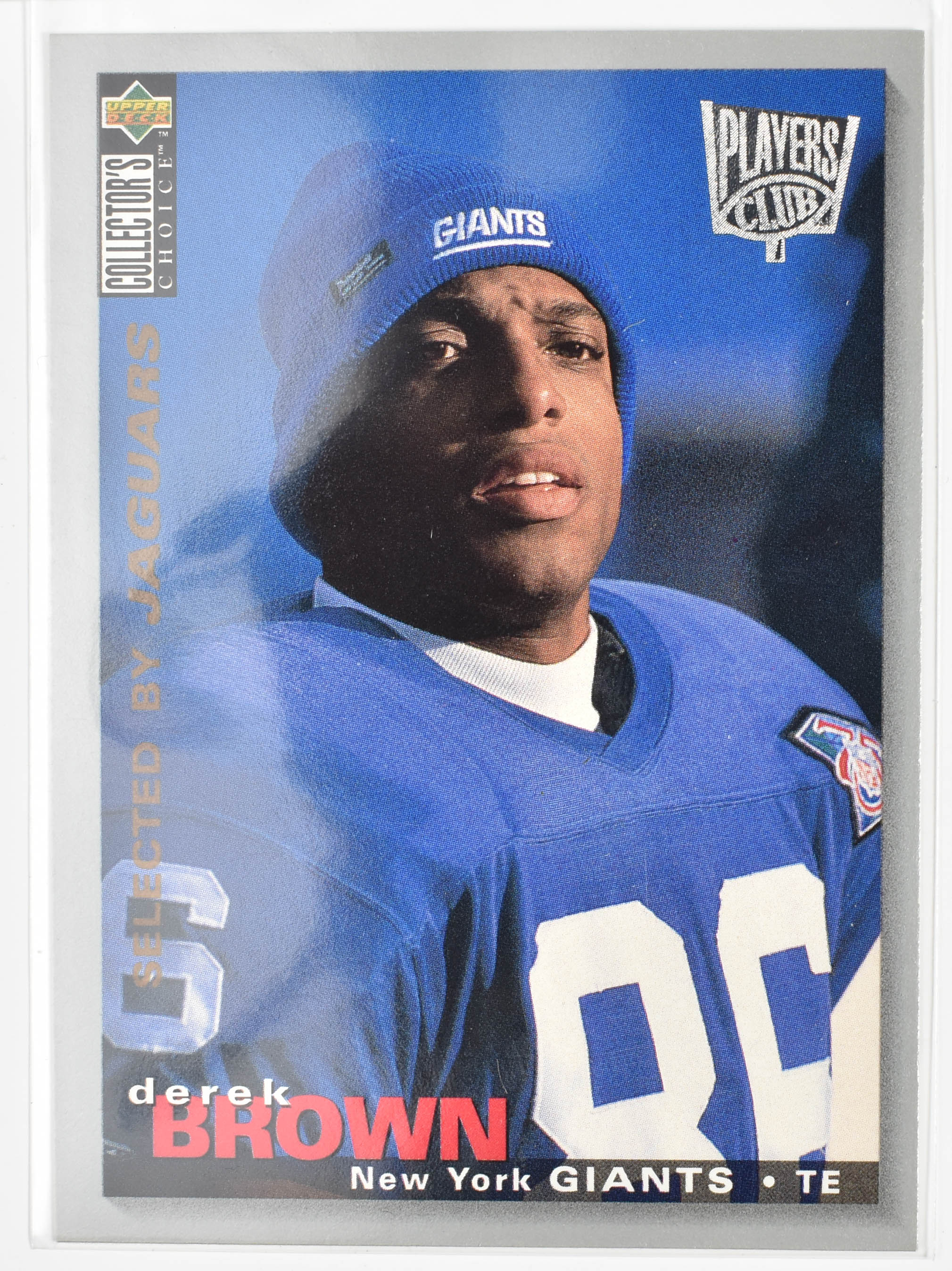 Derek Brown 333 Upper Deck 1995 Players Club Giants