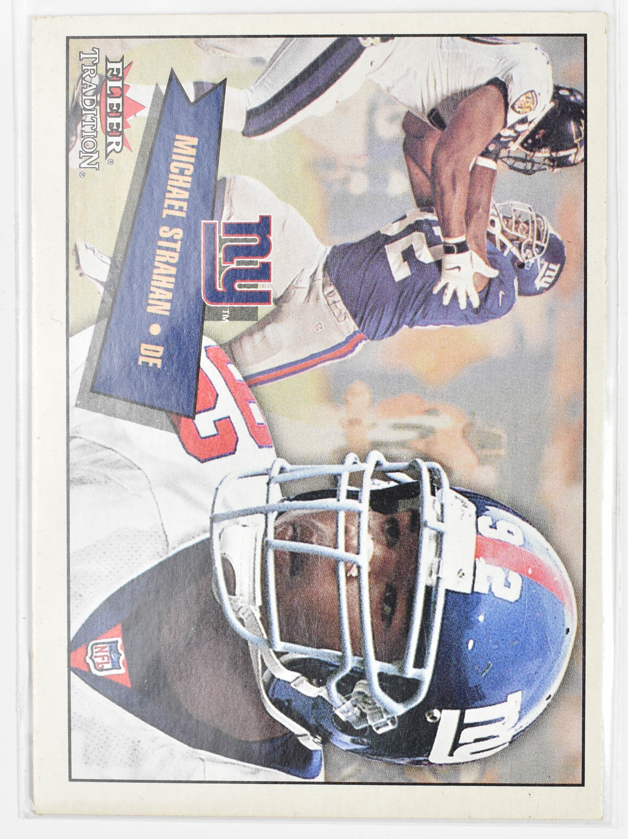 Michael Strahan 202 Fleer 2001 New York Giants Football Card