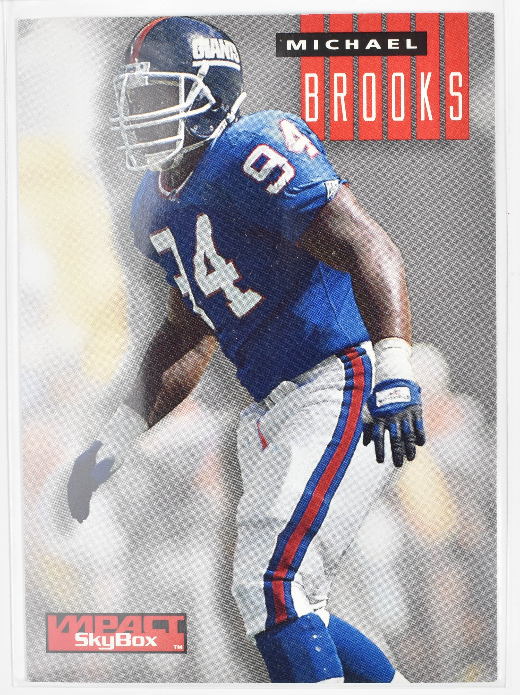 Michael Brooks 185 Sky Box Impact 1994 New York Giants