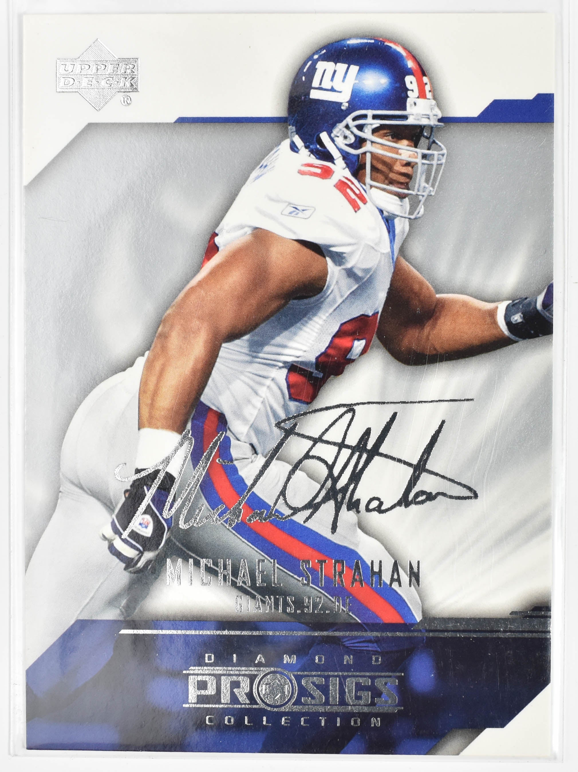 Michael Strahan 57 Upper Deck 2004 New York Giants