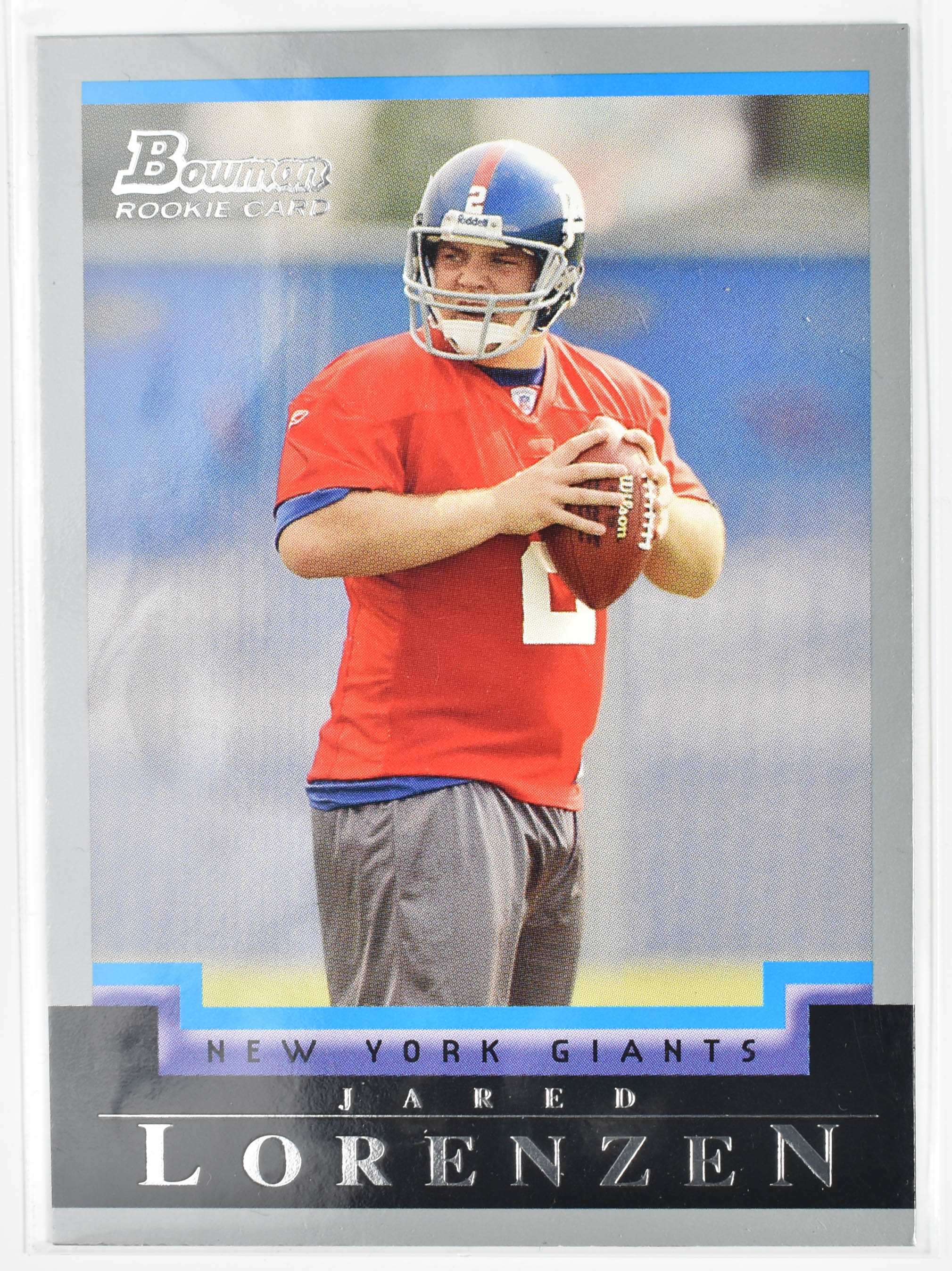 Jared Lorenzen 219 Bowman Rookie 2004 New York Giants