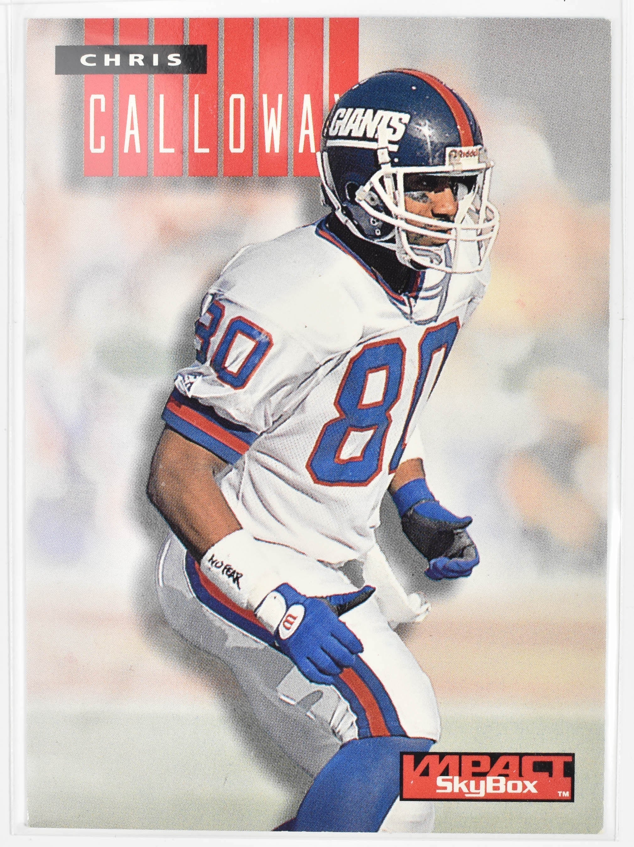 Chris Calloway 191 Skybox Impact 1994 New York Giants
