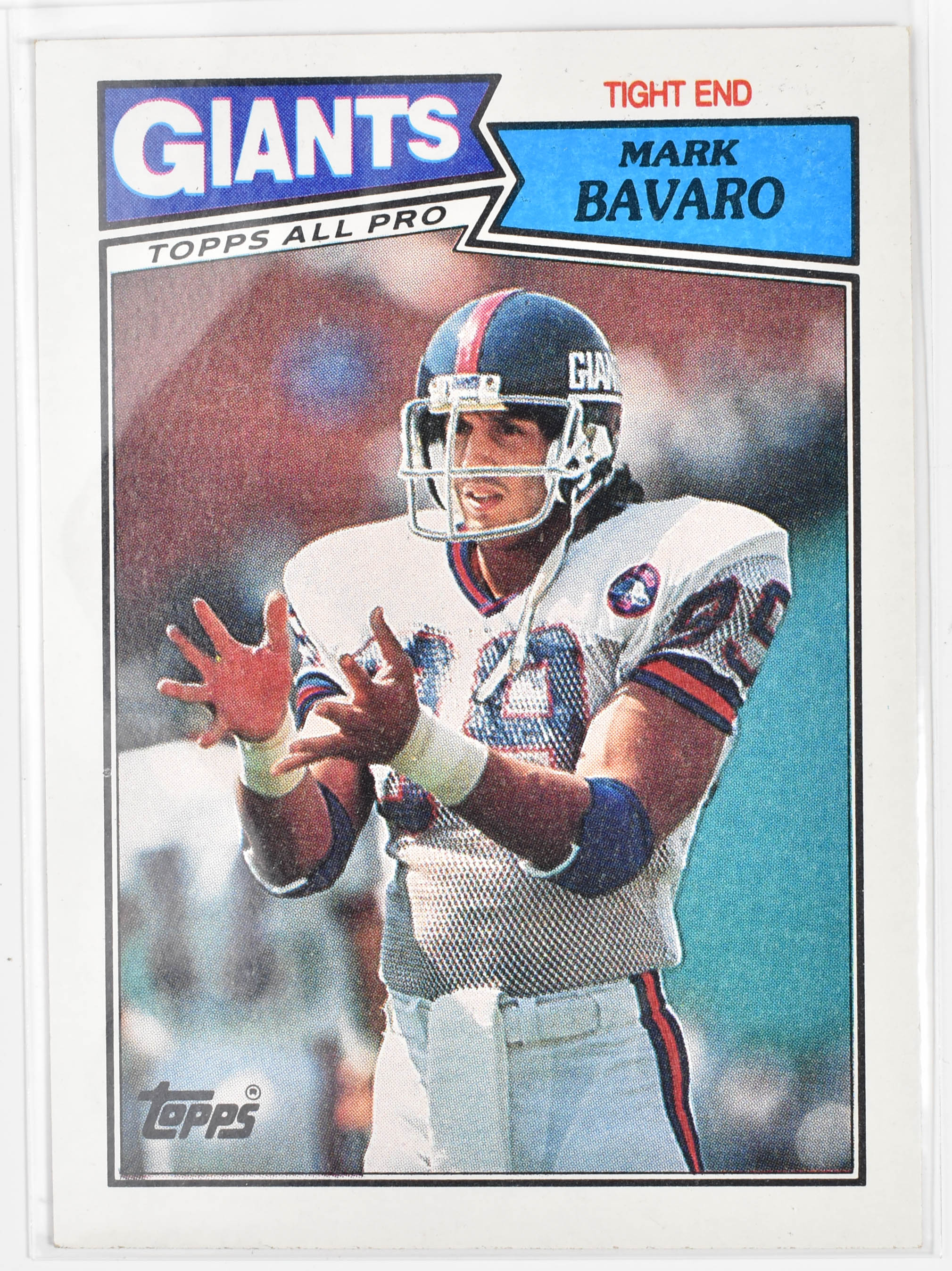 Mark Bavaro 17 Topps All Pro 1987 New York Giants
