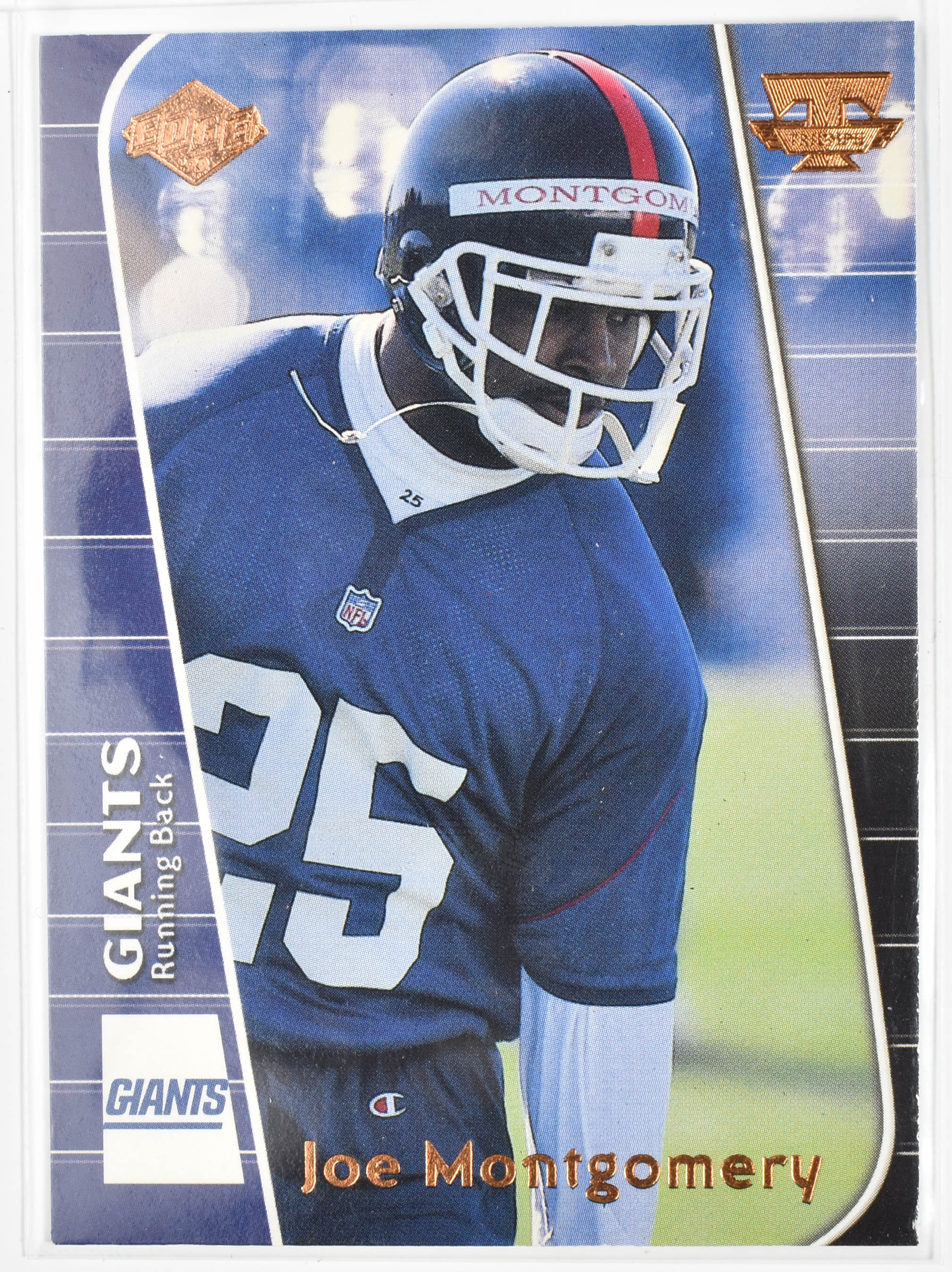 Joe Montgomery TI74 1999 Collectors Edge New York Giants