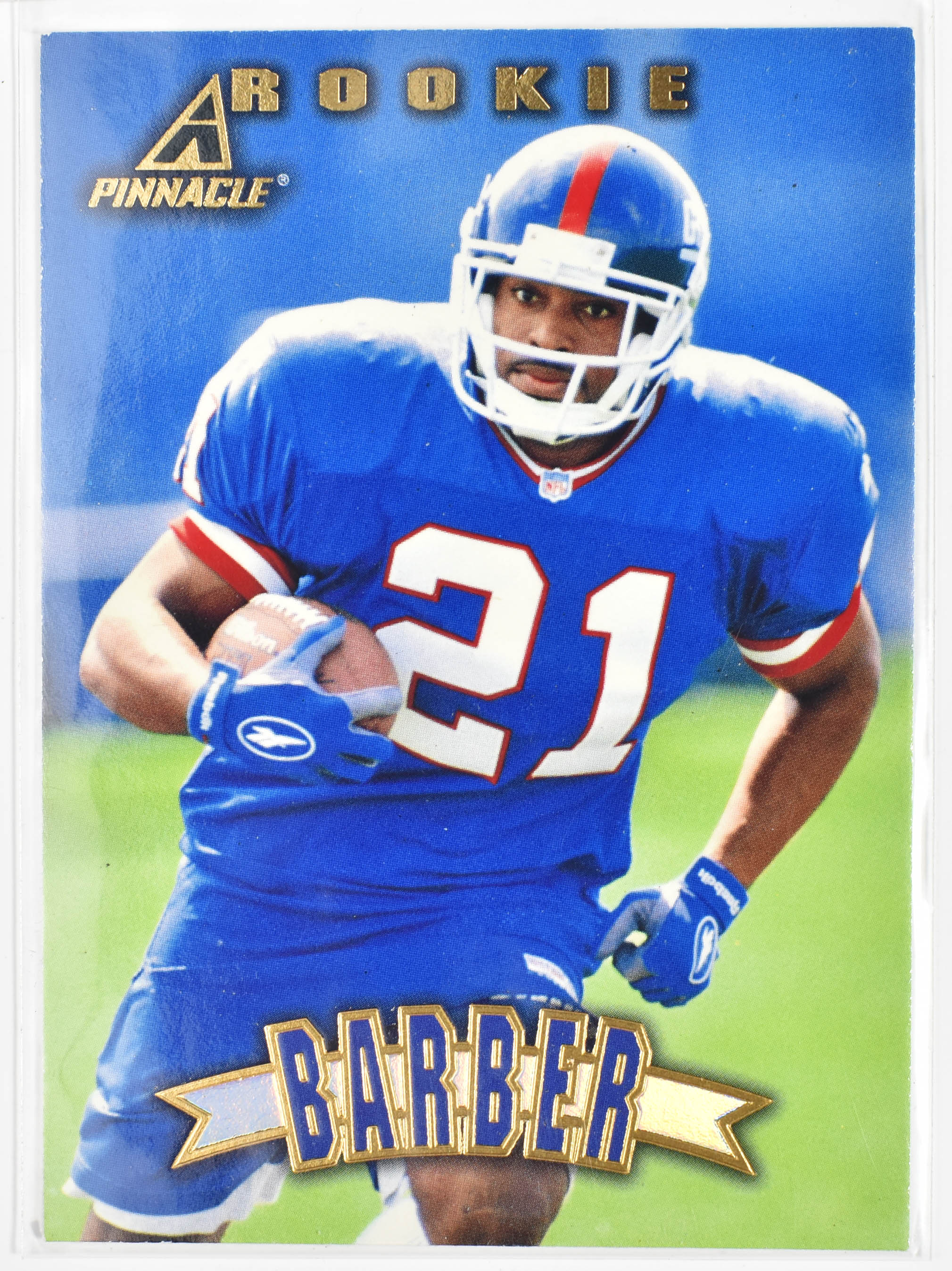 Tiki Barber 153 Pinnacle 1997 New York Giants Rookie